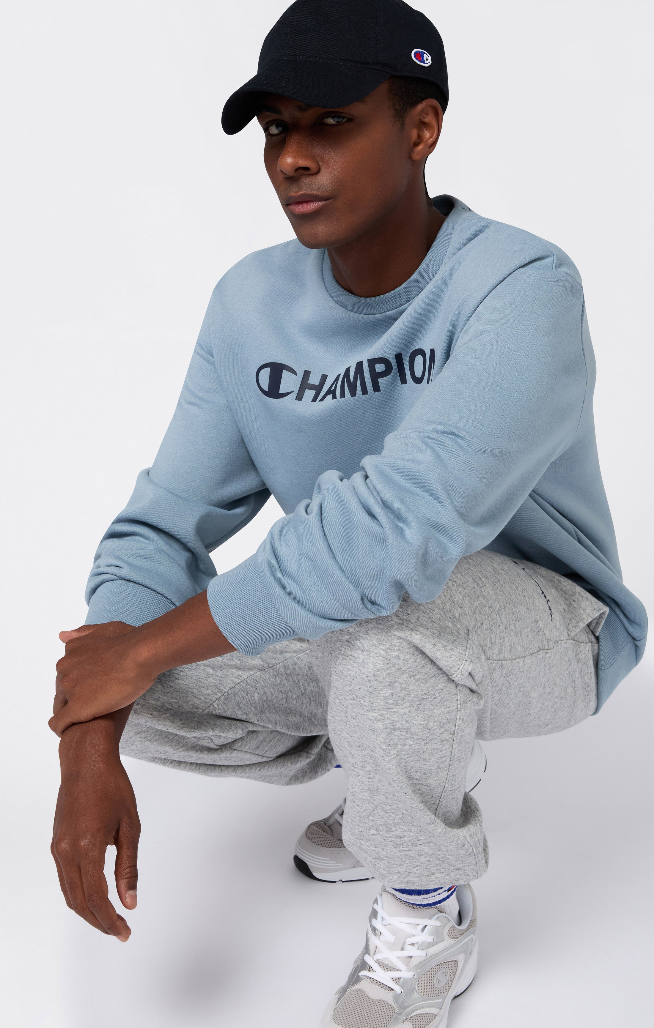 Sweat Col Rond pour Homme avec Graphismes et intérieur gratté