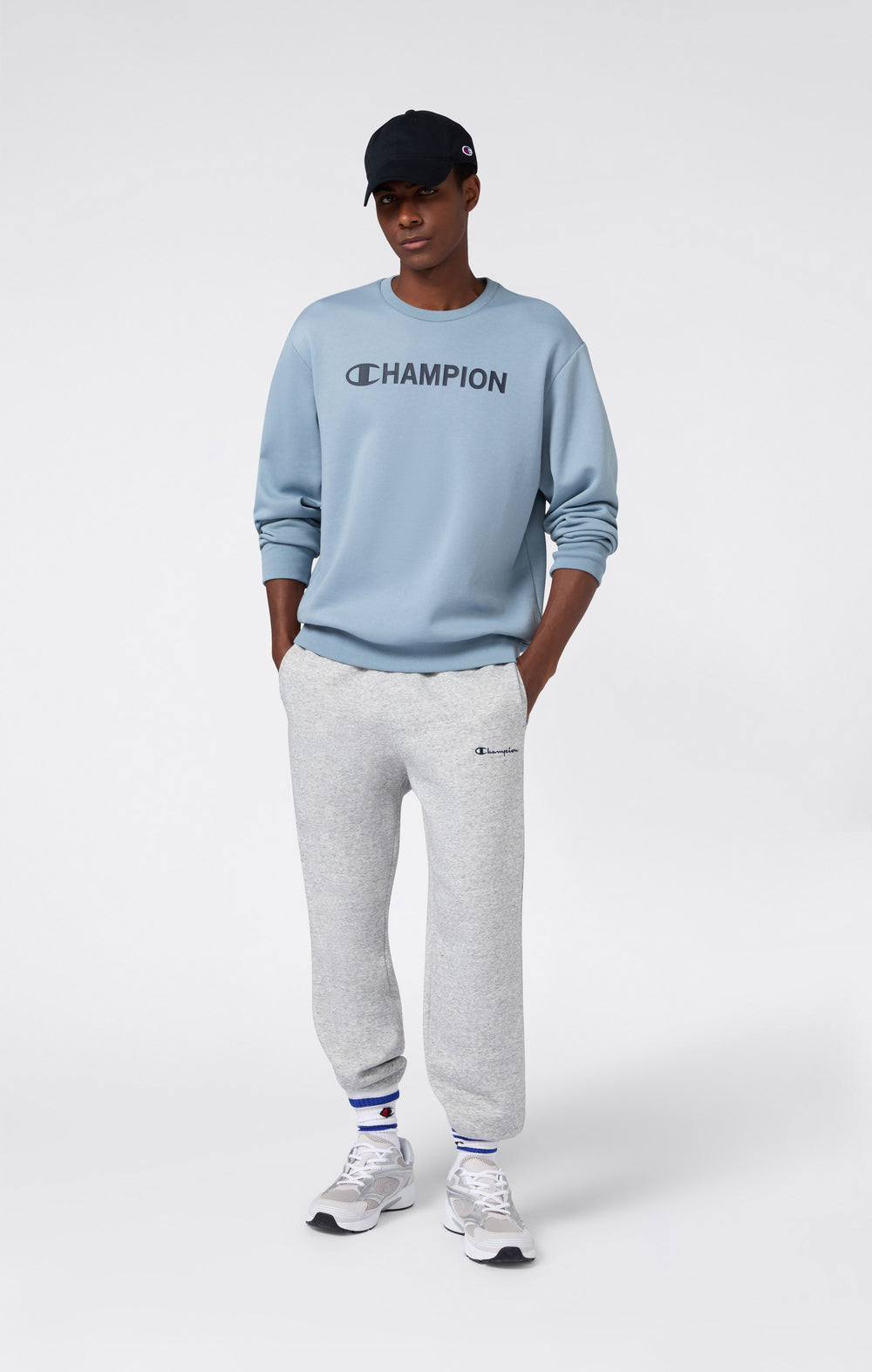 Sweat Col Rond pour Homme avec Graphismes et intérieur gratté