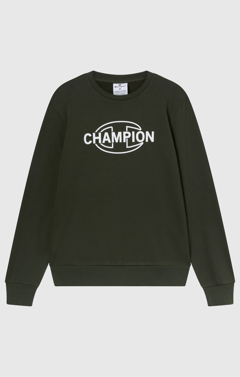Sweat Col Rond pour Homme avec Graphismes et intérieur gratté