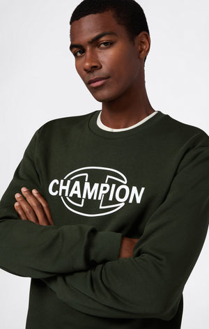 Sweat Col Rond pour Homme avec Graphismes et intérieur gratté