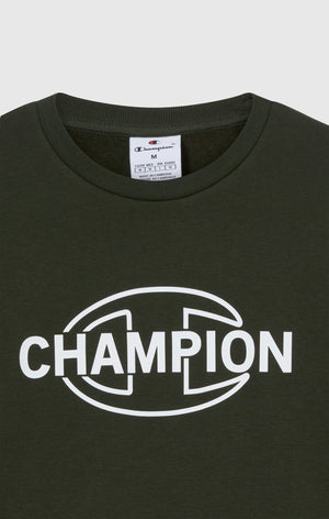 Sweat Col Rond pour Homme avec Graphismes et intérieur gratté
