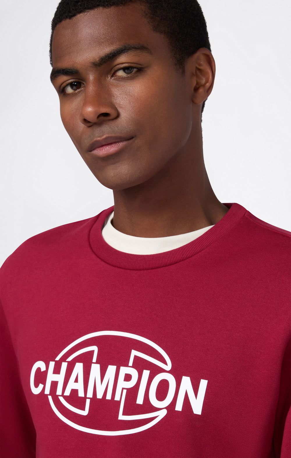 Sweat Col Rond pour Homme avec Graphismes et intérieur gratté
