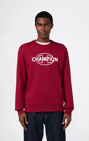 Sweat Col Rond pour Homme avec Graphismes et intérieur gratté