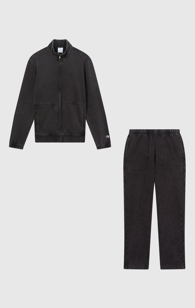 Ensemble Zippé Intégral pour Homme Icons Effet délavé avec intérieur gratté