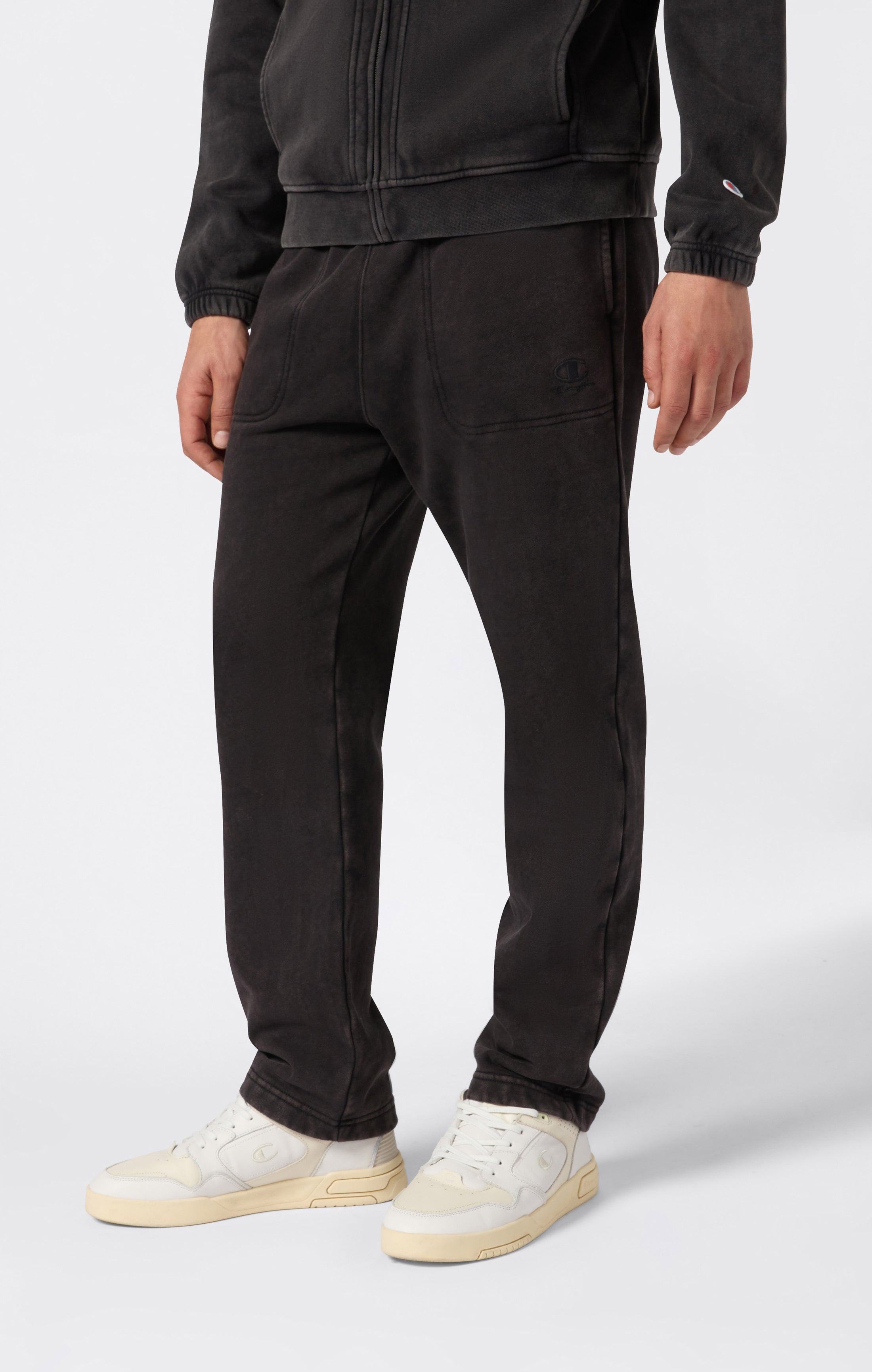 Ensemble Zippé Intégral pour Homme Icons Effet délavé avec intérieur gratté