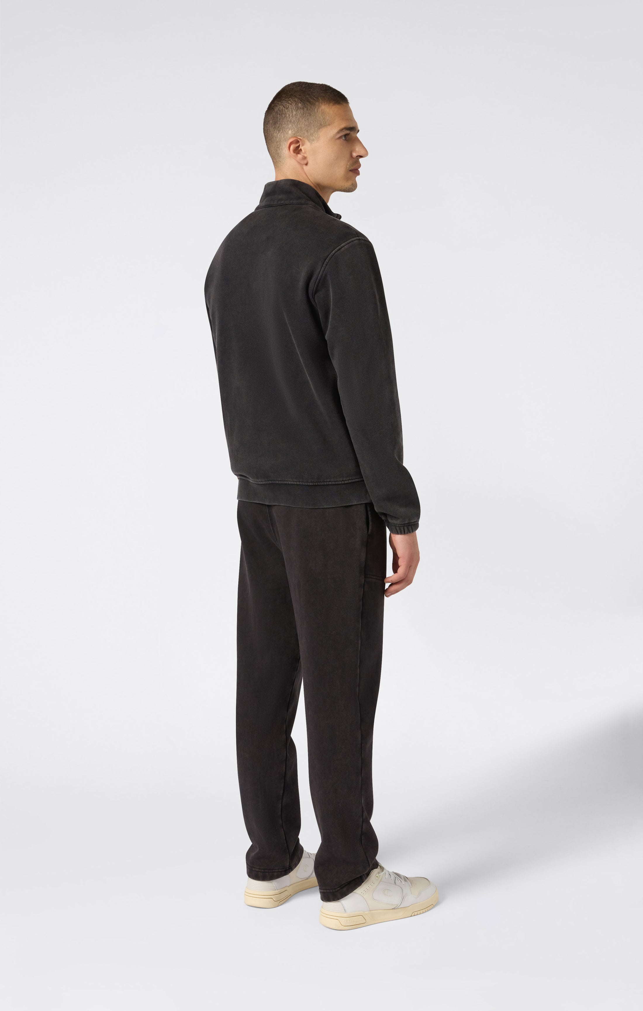 Ensemble Zippé Intégral pour Homme Icons Effet délavé avec intérieur gratté