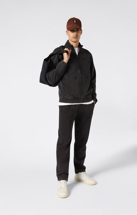 Ensemble Zippé Intégral pour Homme Icons Effet délavé avec intérieur gratté