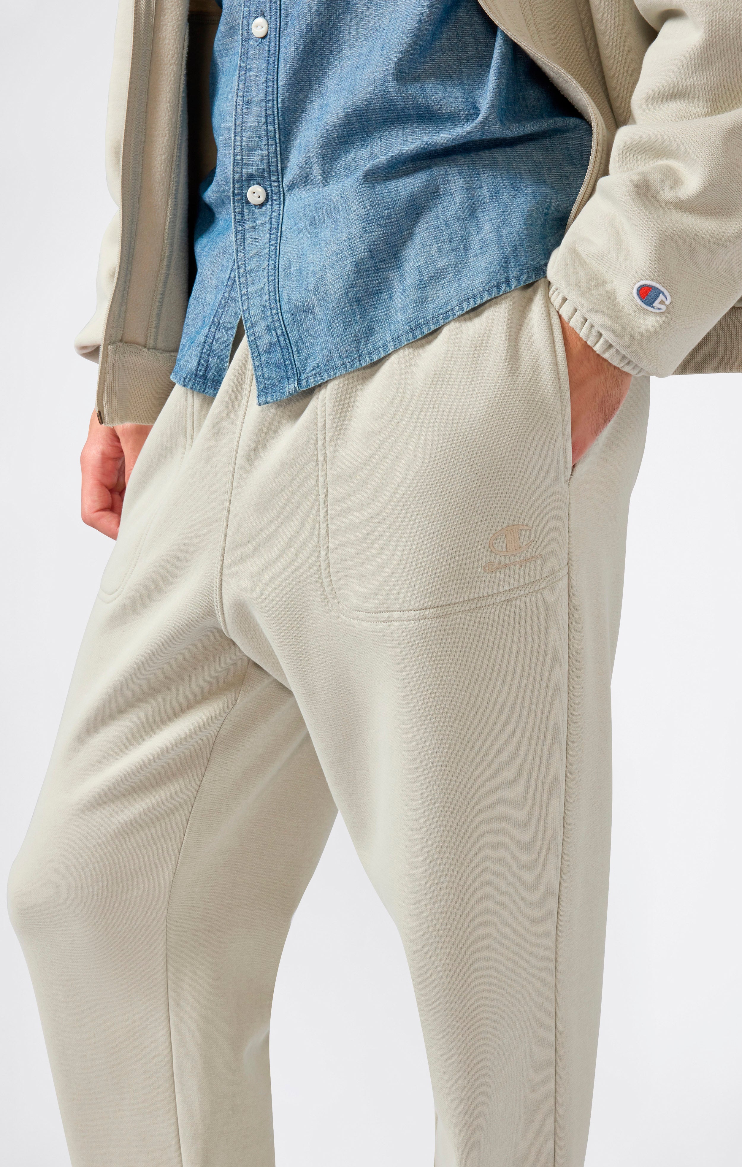 Trainingsanzug mit Reißverschluss für Herren Icons im Washed-Look mit angerautem Innenmaterial