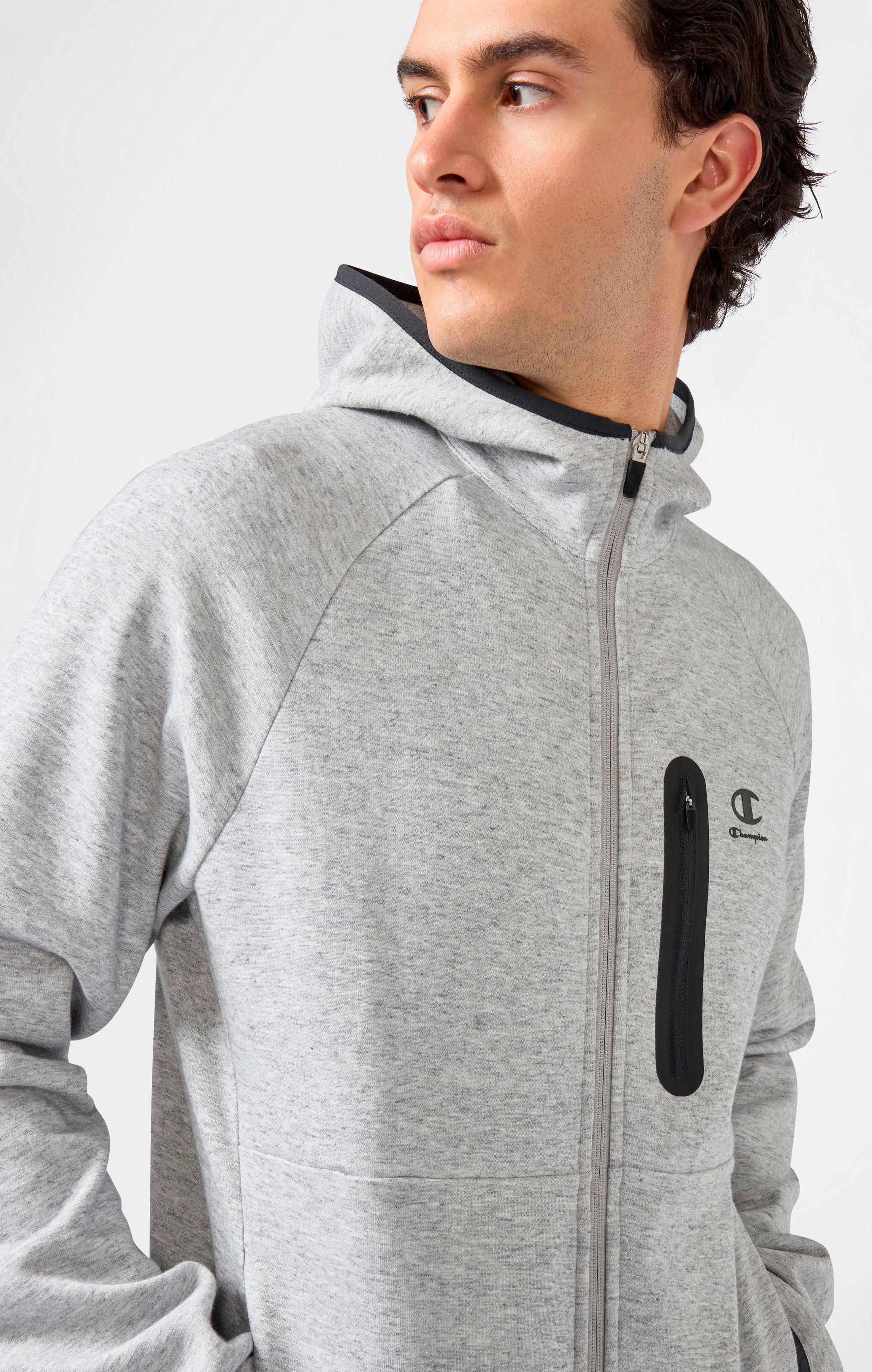 Tuta Full Zip con Cappuccio da Uomo C-Tech