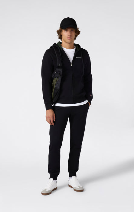 Trainingsanzug mit Kapuze und Reißverschluss für Herren mit angerautem Innenmaterial