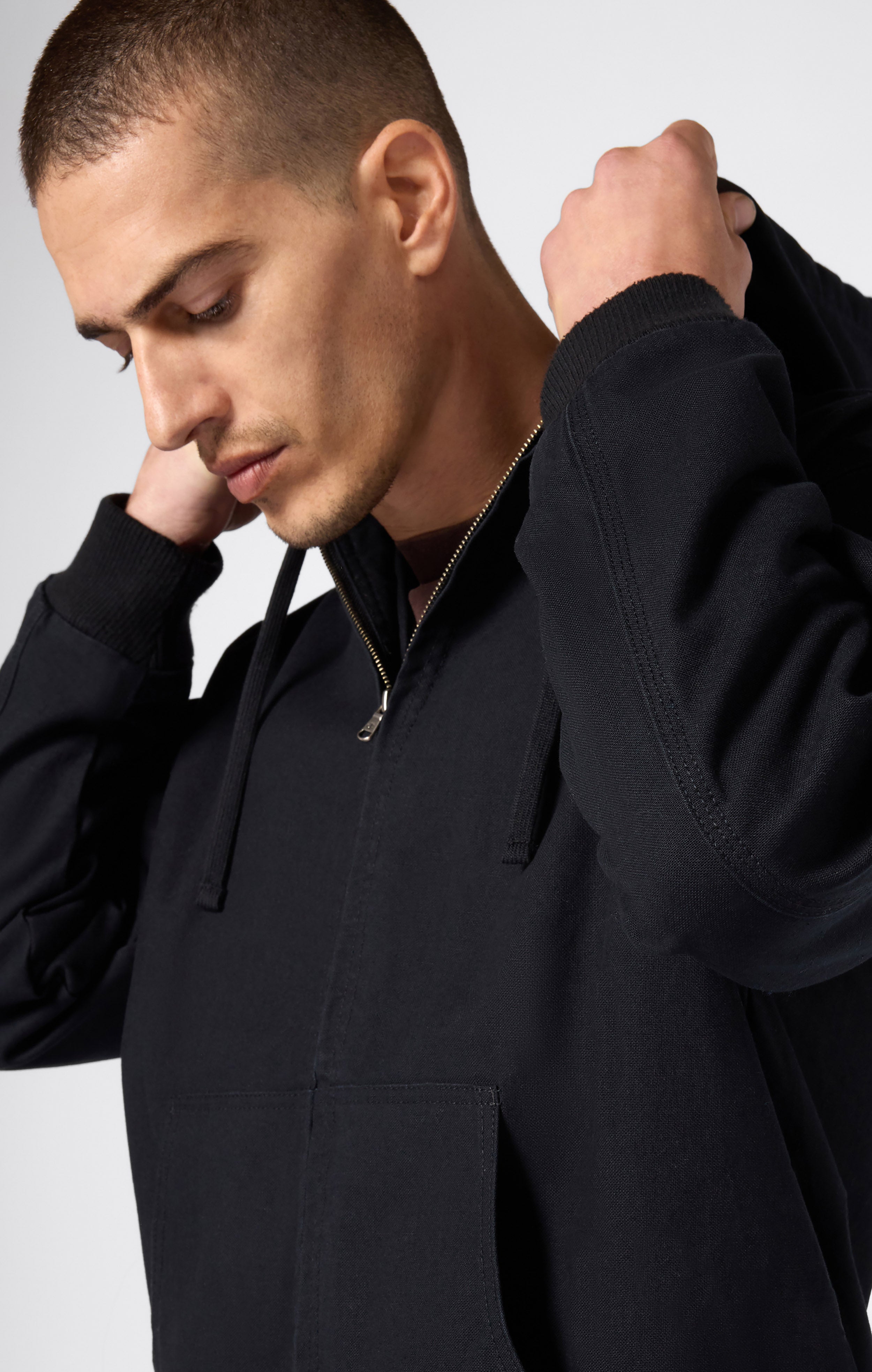 Herren Utility Jacke mit Kapuze