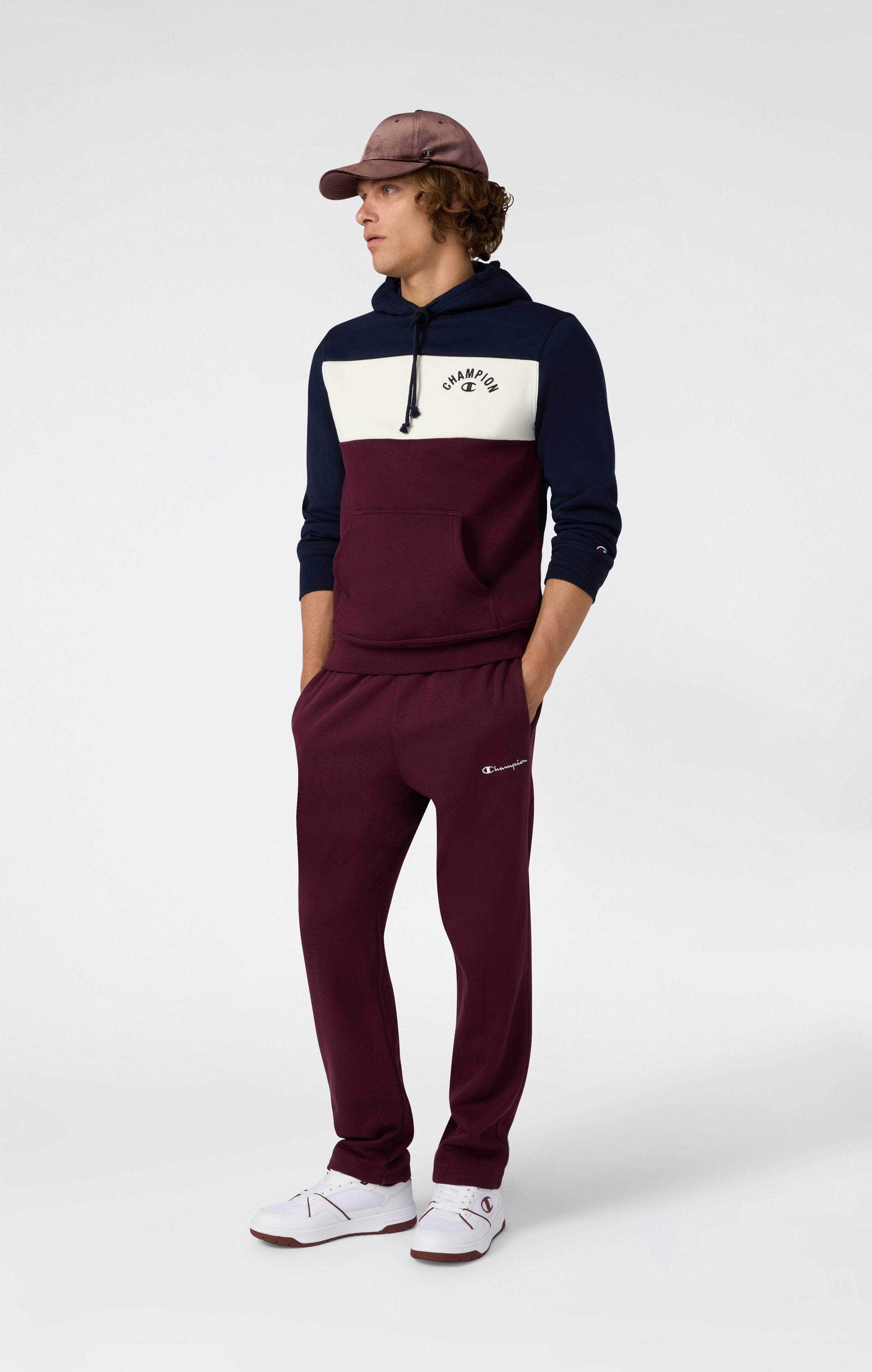 Kapuzen-Sweatshirt für Herren mit angerautem Innenmaterial Icons