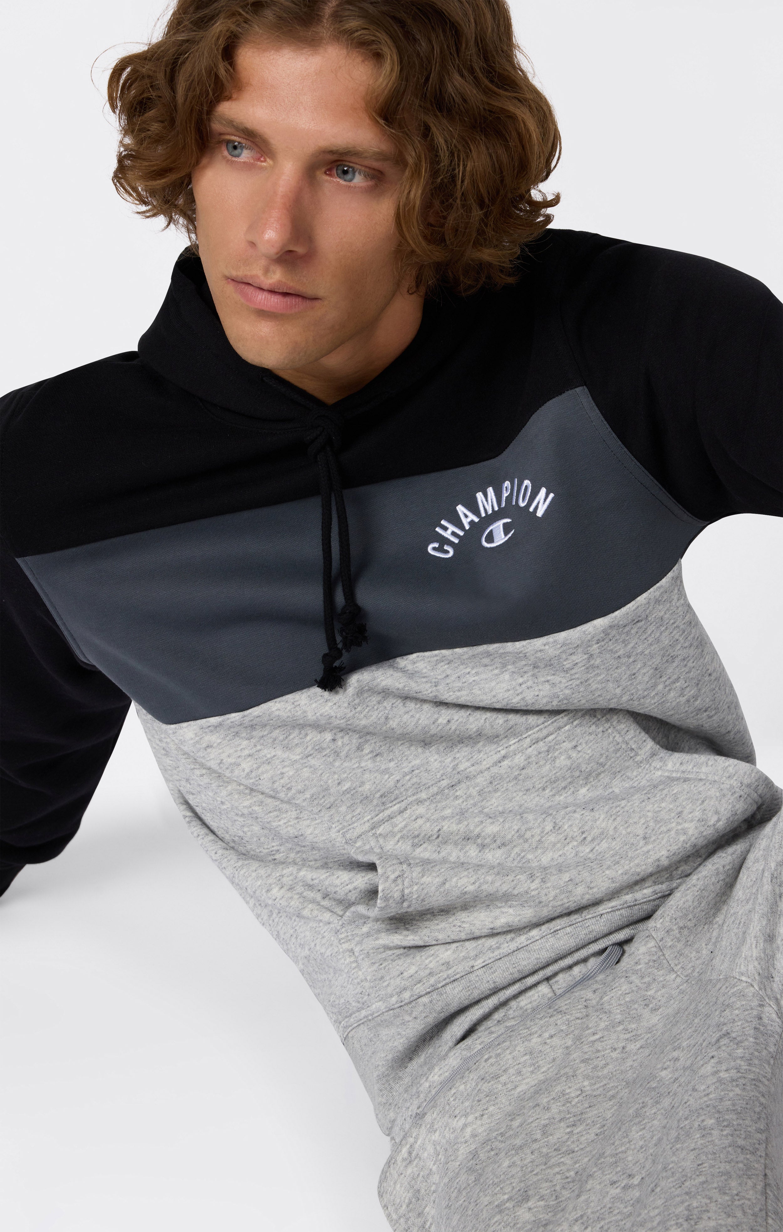 Kapuzen-Sweatshirt für Herren mit angerautem Innenmaterial Icons