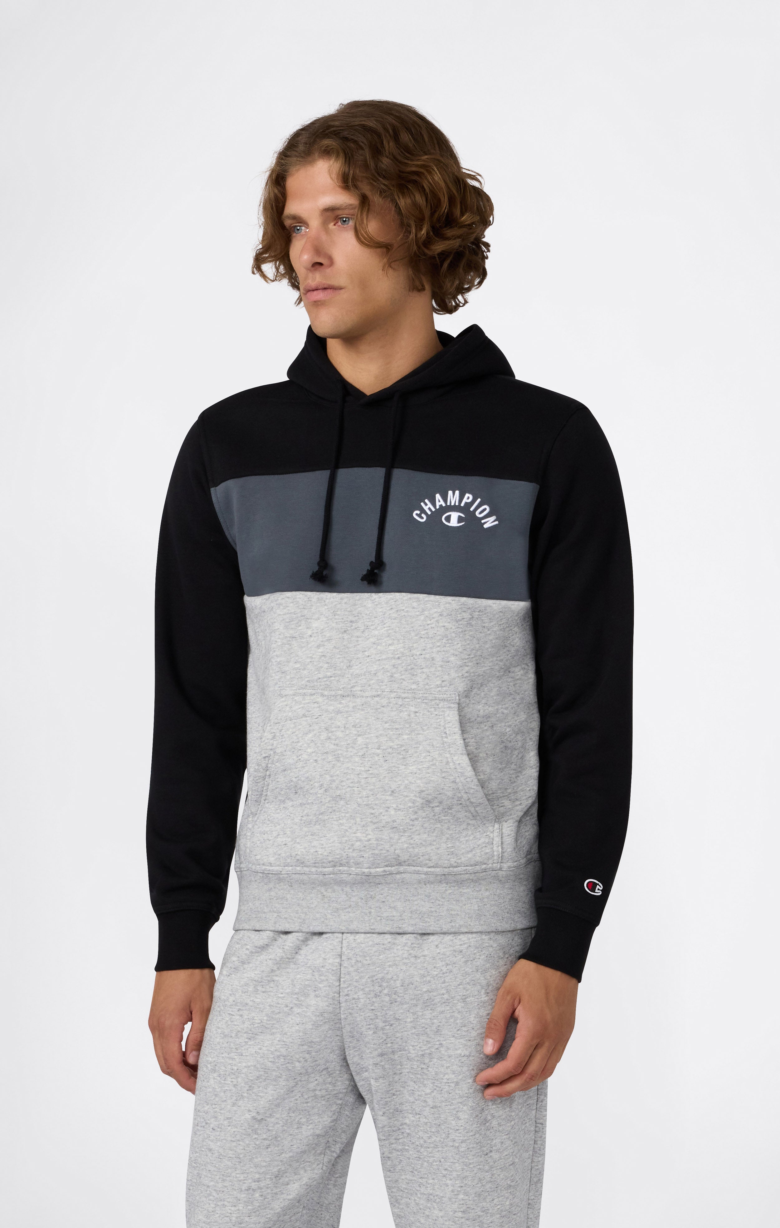 Kapuzen-Sweatshirt für Herren mit angerautem Innenmaterial Icons