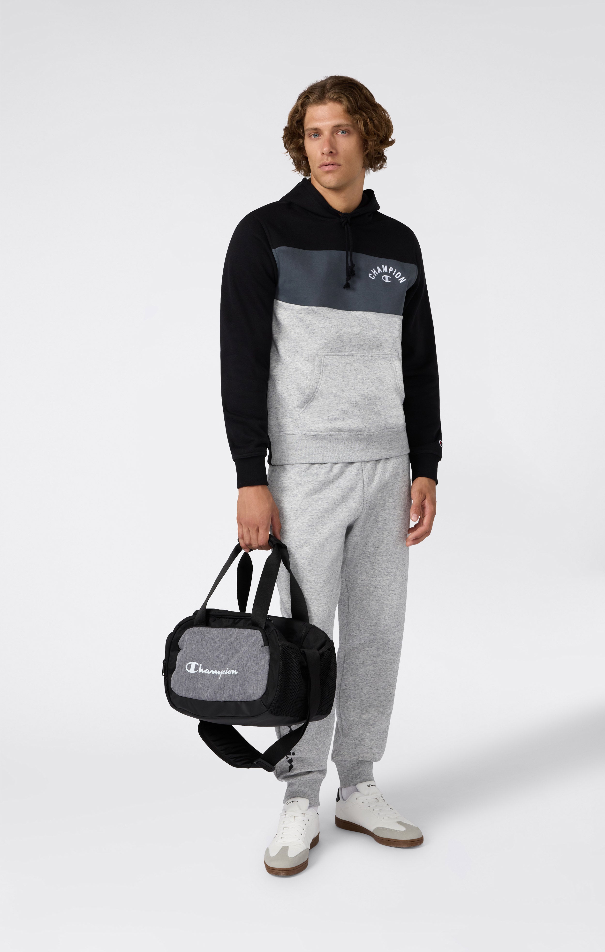 Kapuzen-Sweatshirt für Herren mit angerautem Innenmaterial Icons