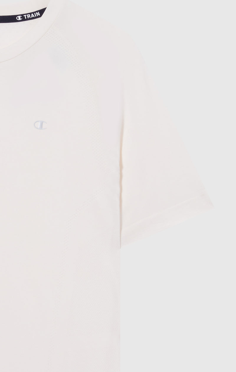 T-shirt Seamless pour homme avec panneau arrière respirant Quick Dry