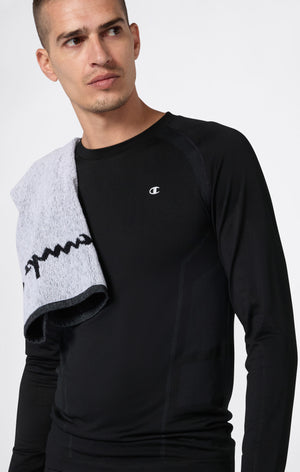 T-Shirt Seamless a Manica Lunga Da Uomo Quick Dry