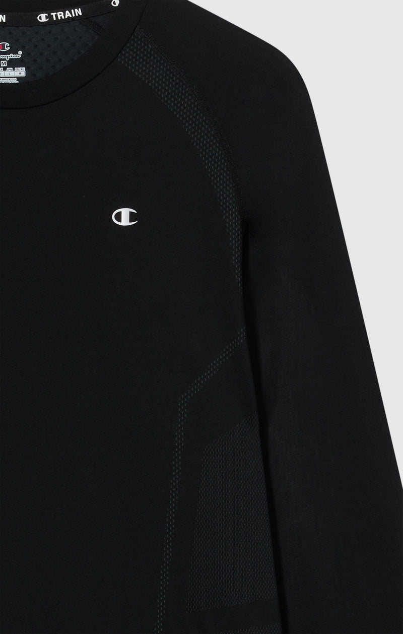 T-Shirt Seamless a Manica Lunga Da Uomo Quick Dry