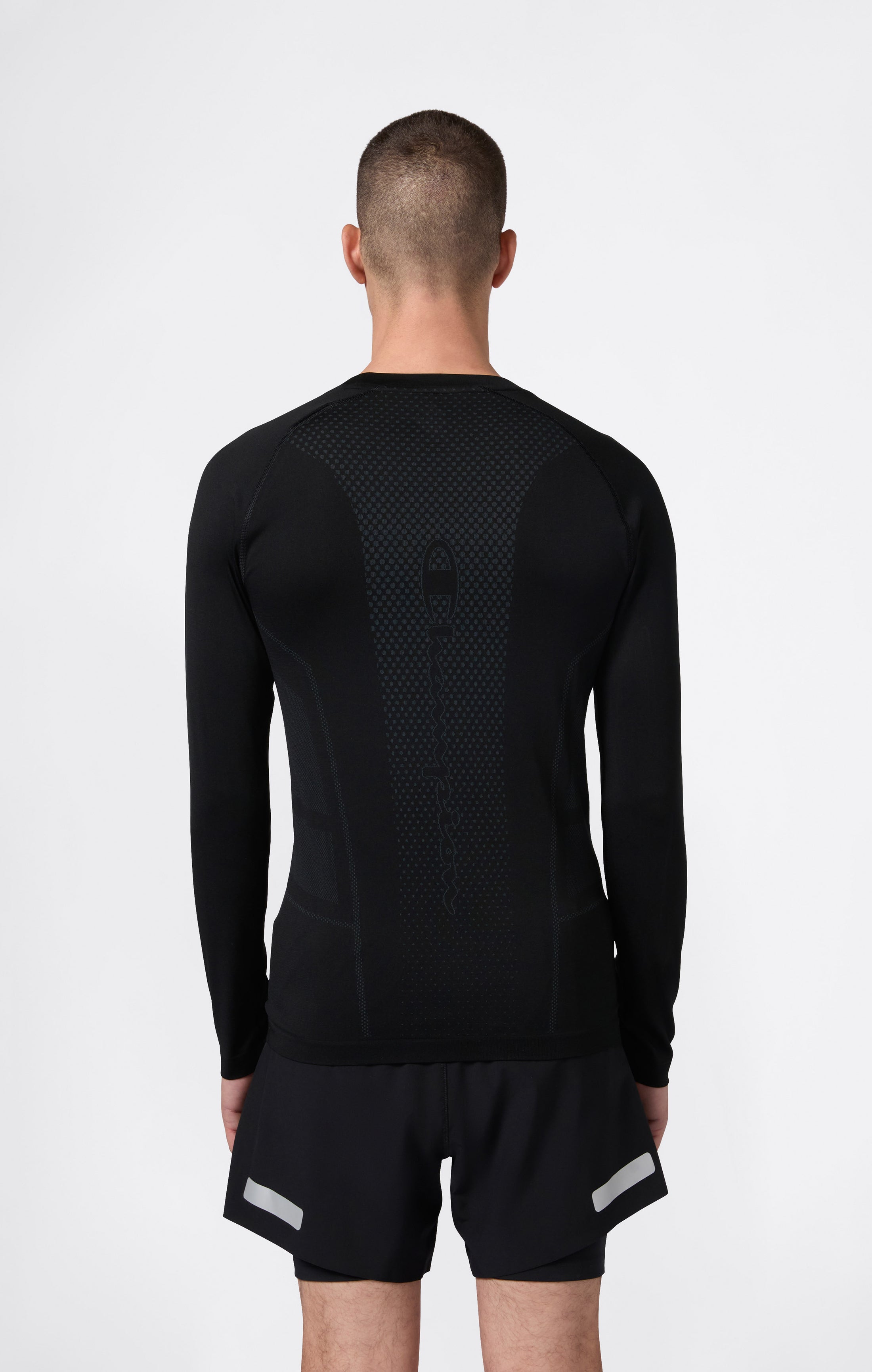 T-Shirt Seamless a Manica Lunga Da Uomo Quick Dry