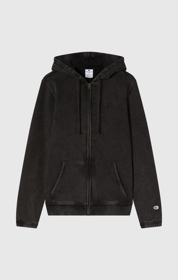 Men’s Washed Fleece Full Zip Hoodie Icons