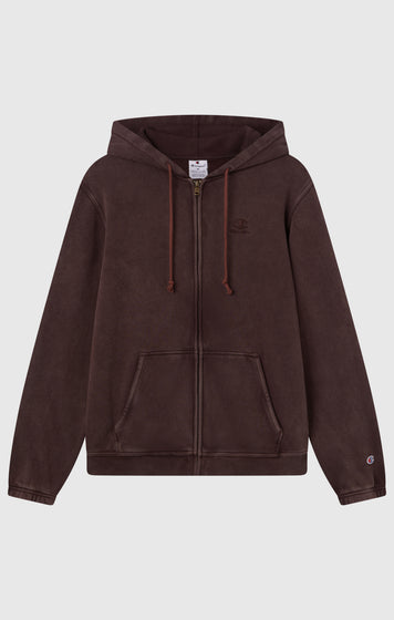 Men’s Washed Fleece Full Zip Hoodie Icons