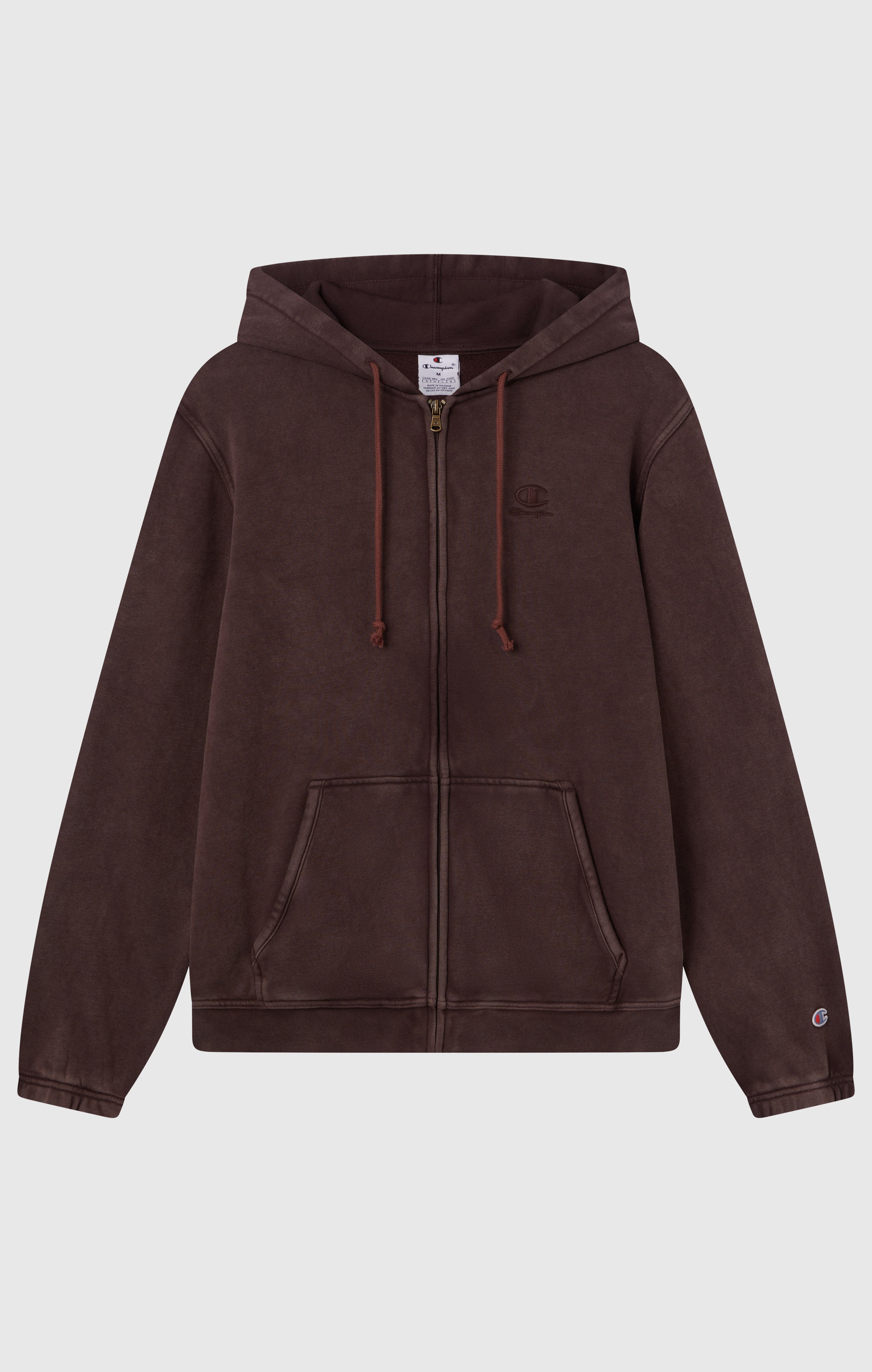 Men’s Washed Fleece Full Zip Hoodie Icons
