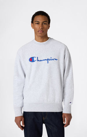 Sweatshirt mit Rundhalsausschnitt für Herren Reverse Weave