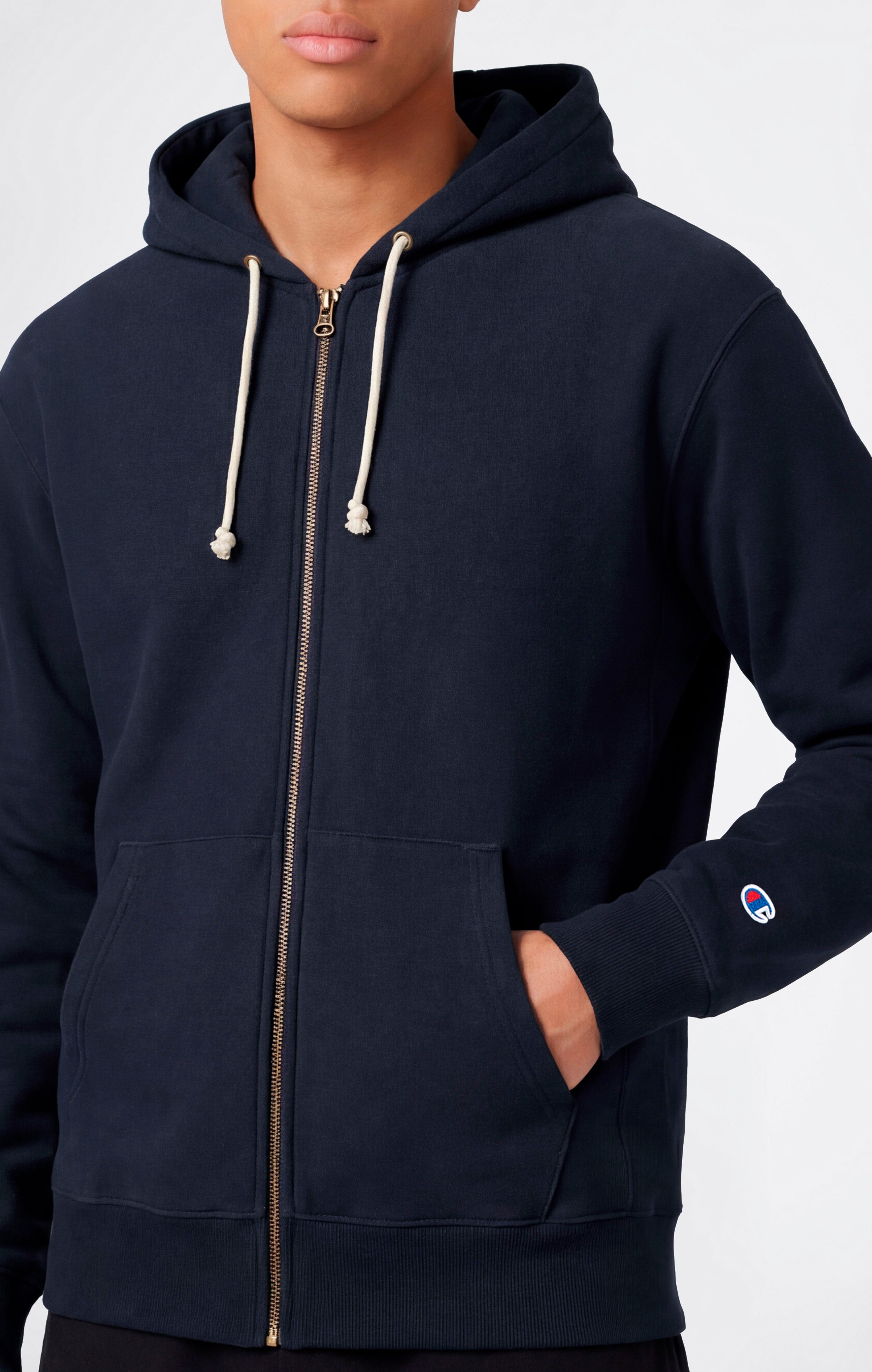 Sweat à Capuche Zippé Intégral REVERSE WEAVE pour Homme