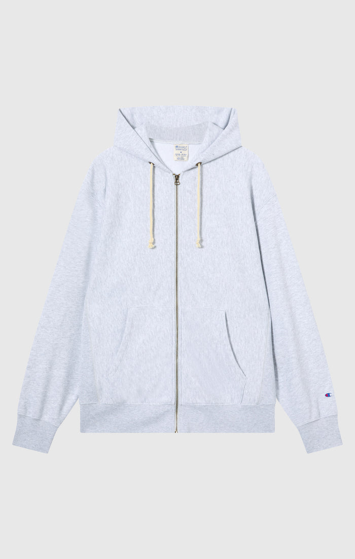 Felpa con Cappuccio Full Zip da Uomo REVERSE WEAVE