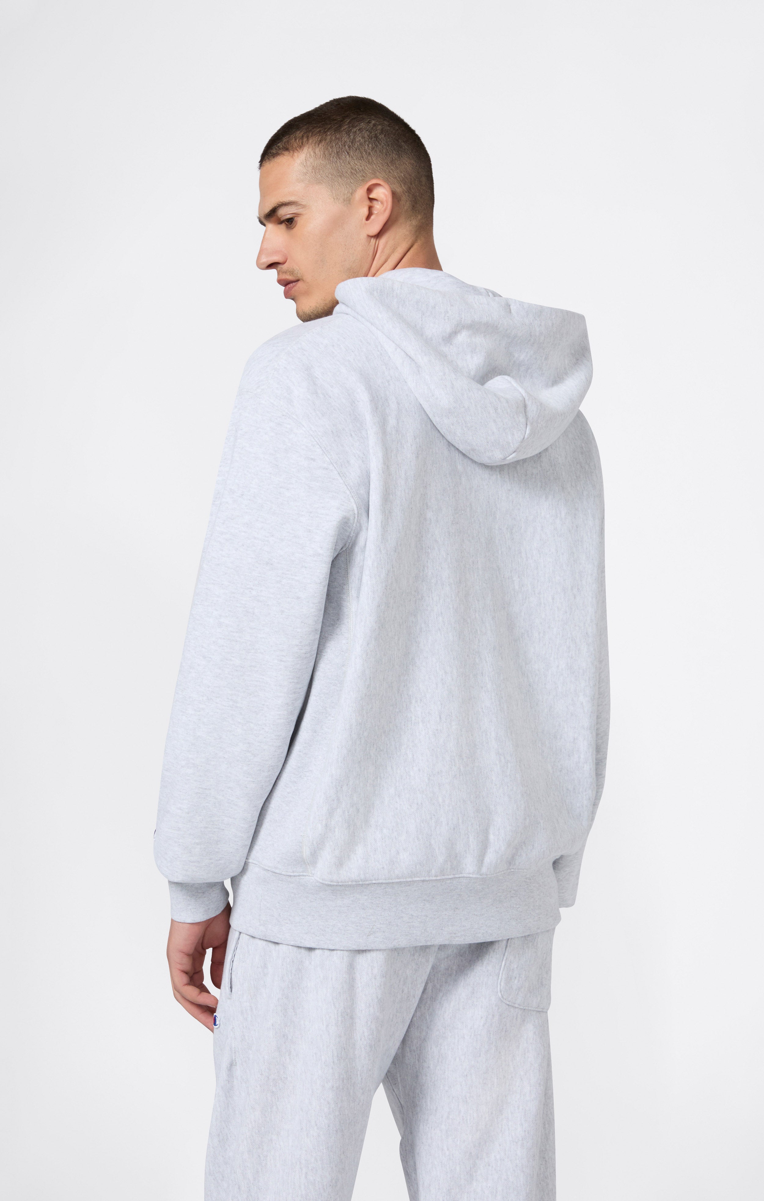 Sweat À Capuche Reverse Weave Full Zip Léger Pour Homme