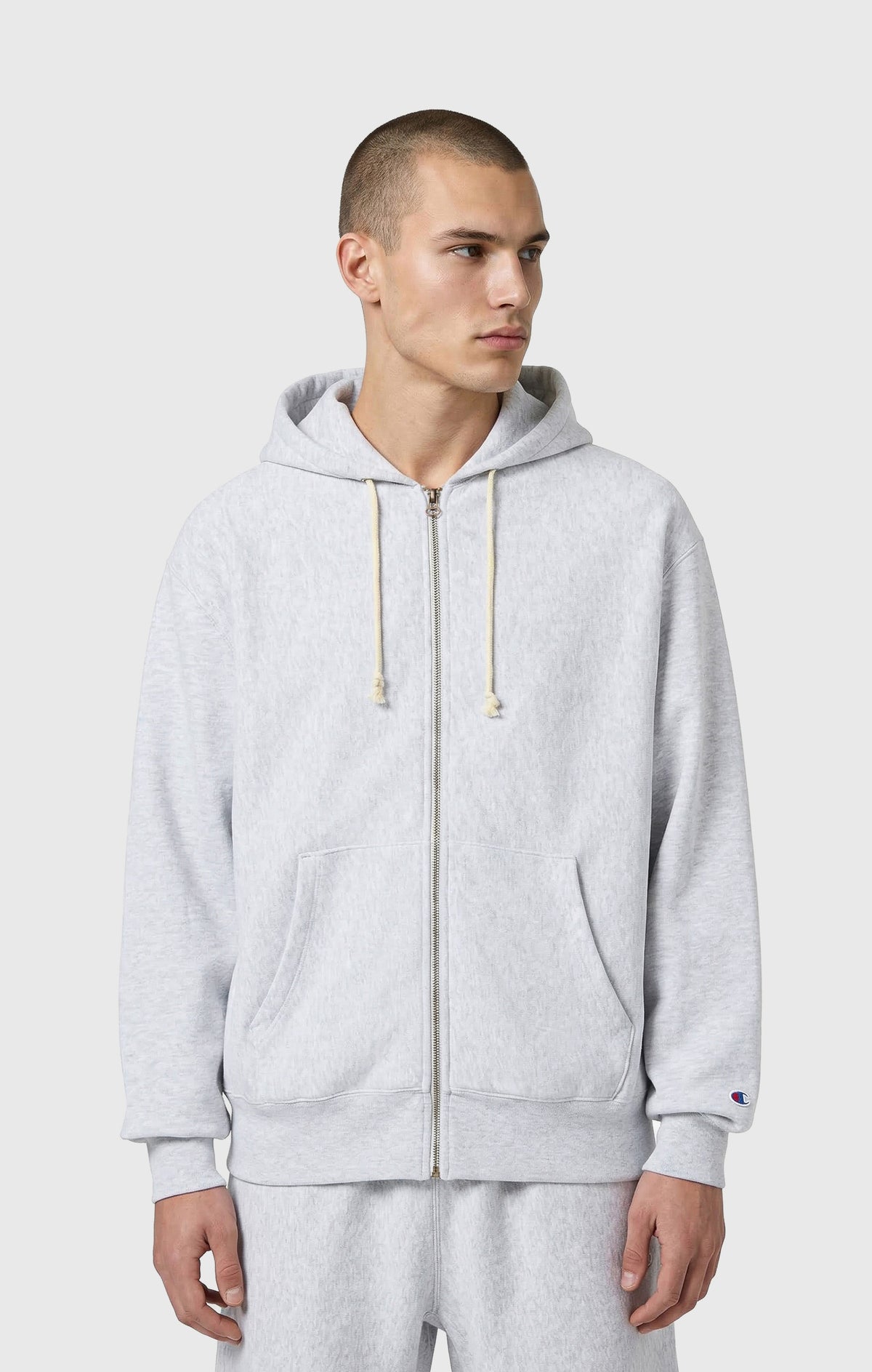 Men’s Full Zip Hoodie Sweatshirt Reverse Weave