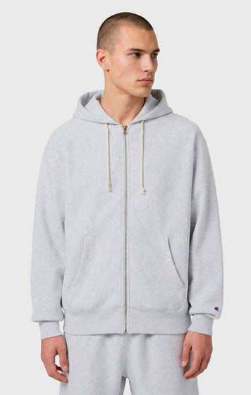 Men’s Full Zip Hoodie Sweatshirt Reverse Weave