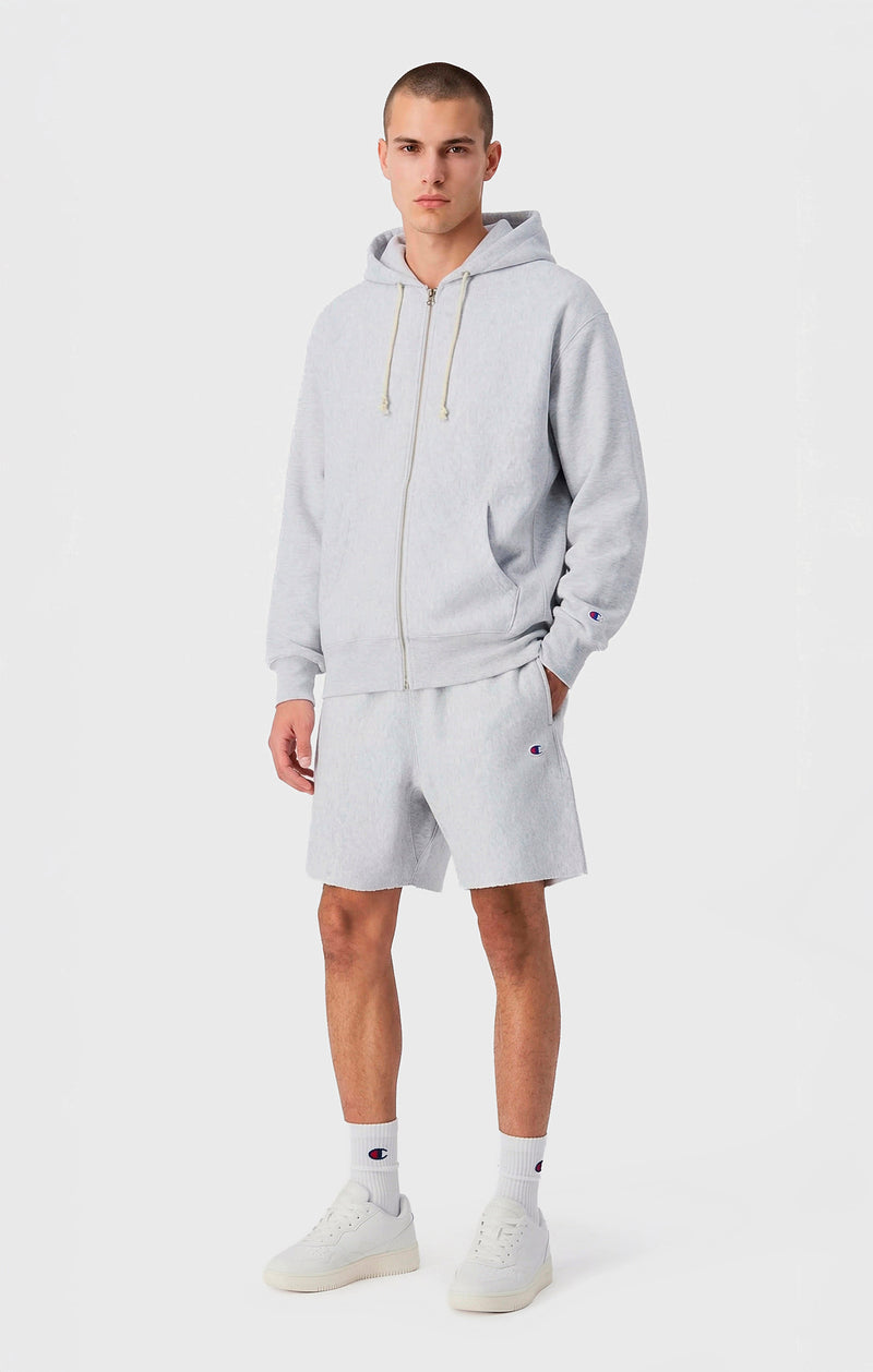 Kapuzen-Sweatshirt mit durchgehendem Reißverschluss für Herren Reverse Weave