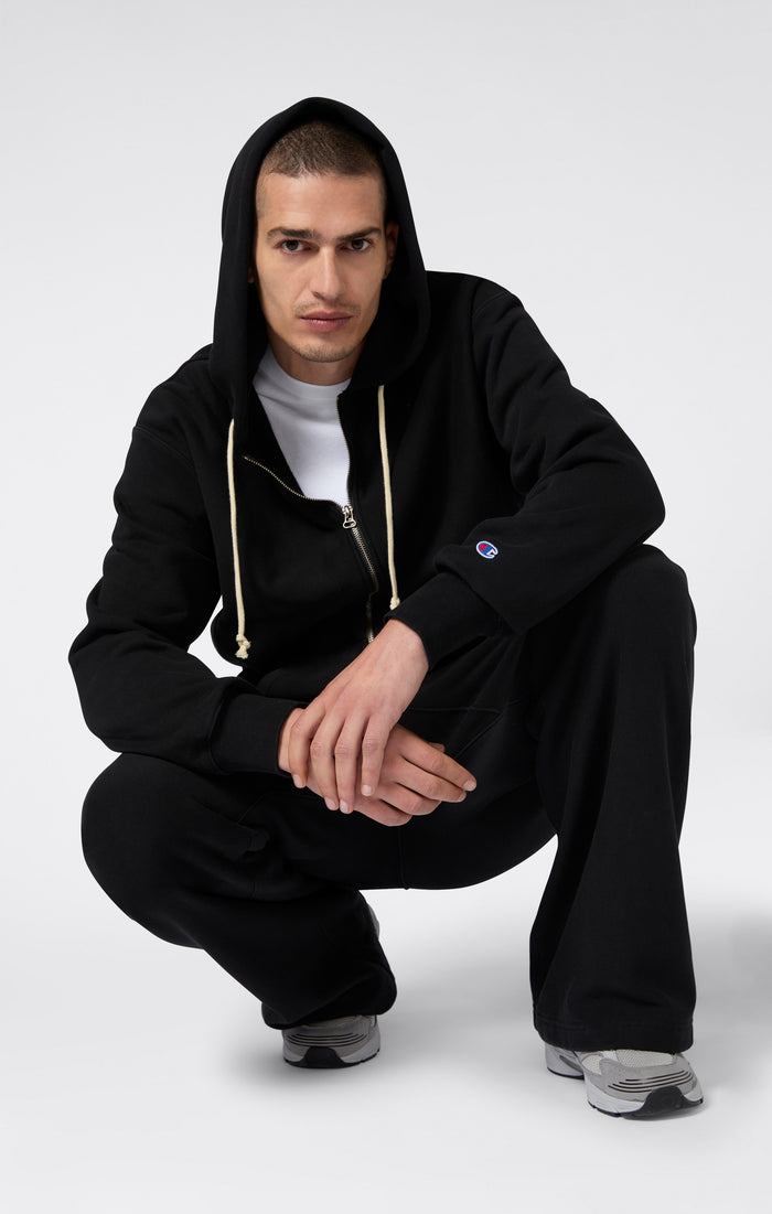 REVERSE WEAVE Kapuzen-Sweatshirt mit durchgehendem Reißverschluss für Herren