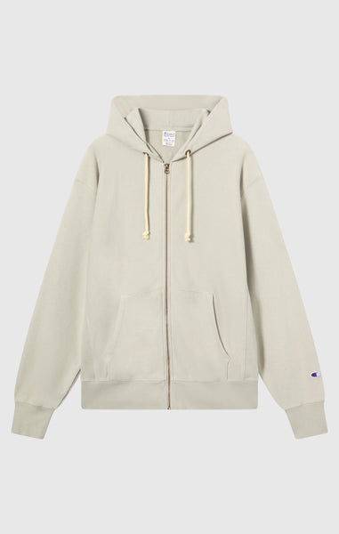 Felpa Leggera Con Cappuccio Full Zip Da Uomo Reverse Weave