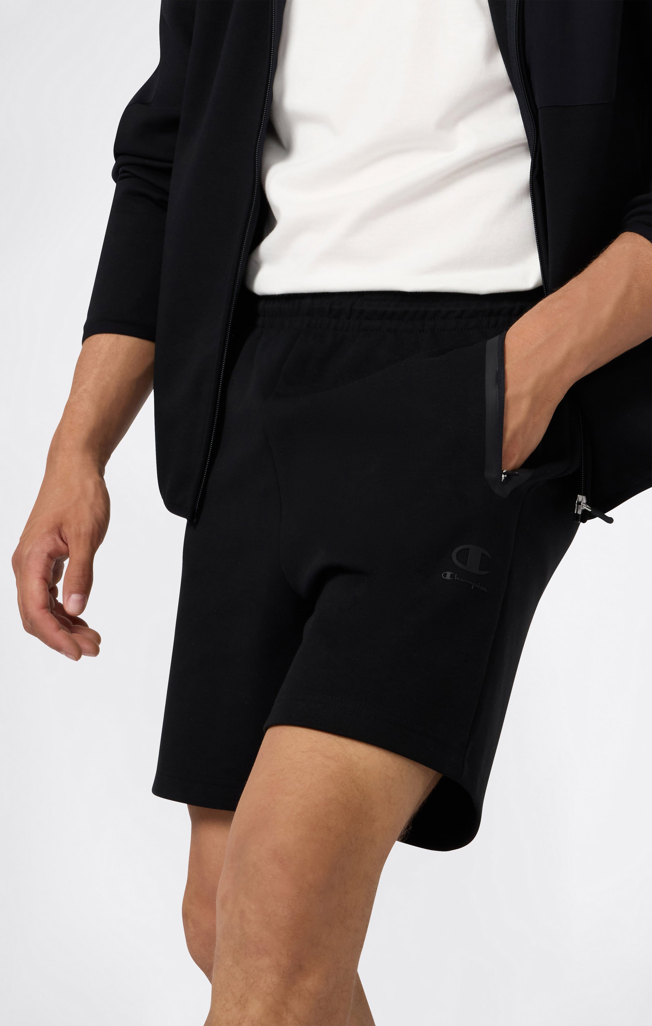 Herren Stretch-Shorts Mit Verschweißten Taschen C-Tech
