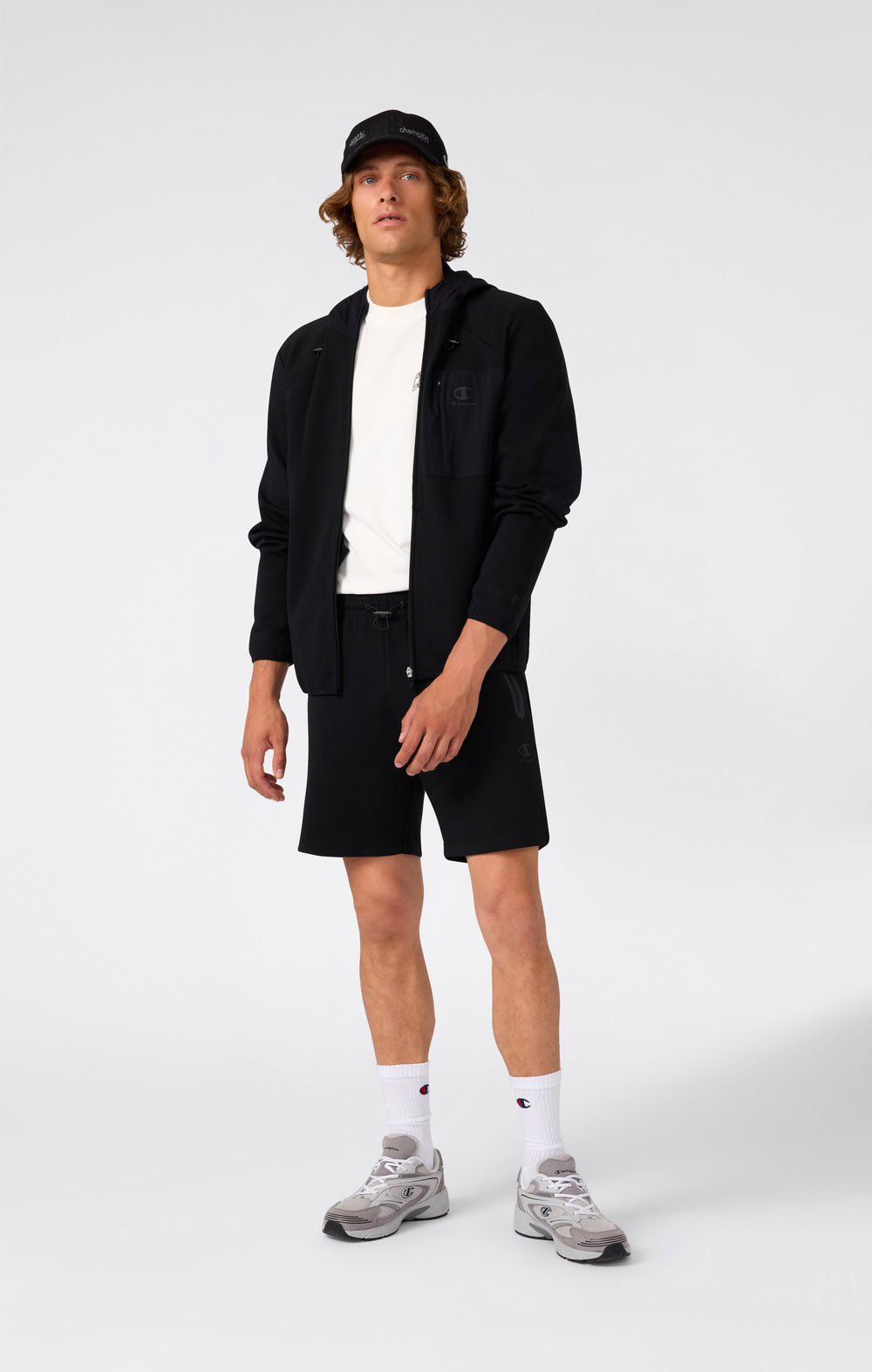 Herren Stretch-Shorts Mit Verschweißten Taschen C-Tech