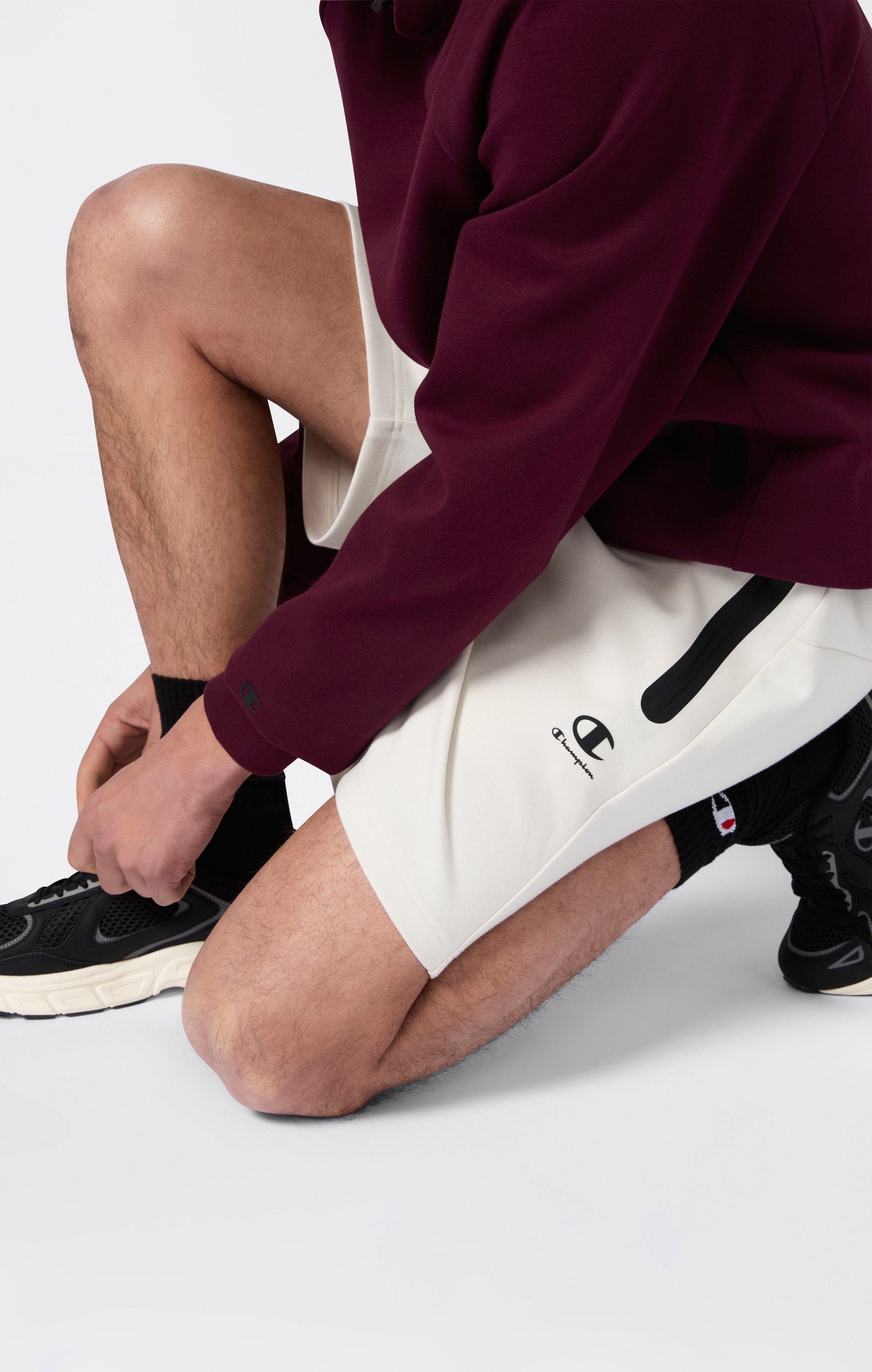 Men’s Stretch Poly Shorts With Heat-Sealed Pockets C-Tech