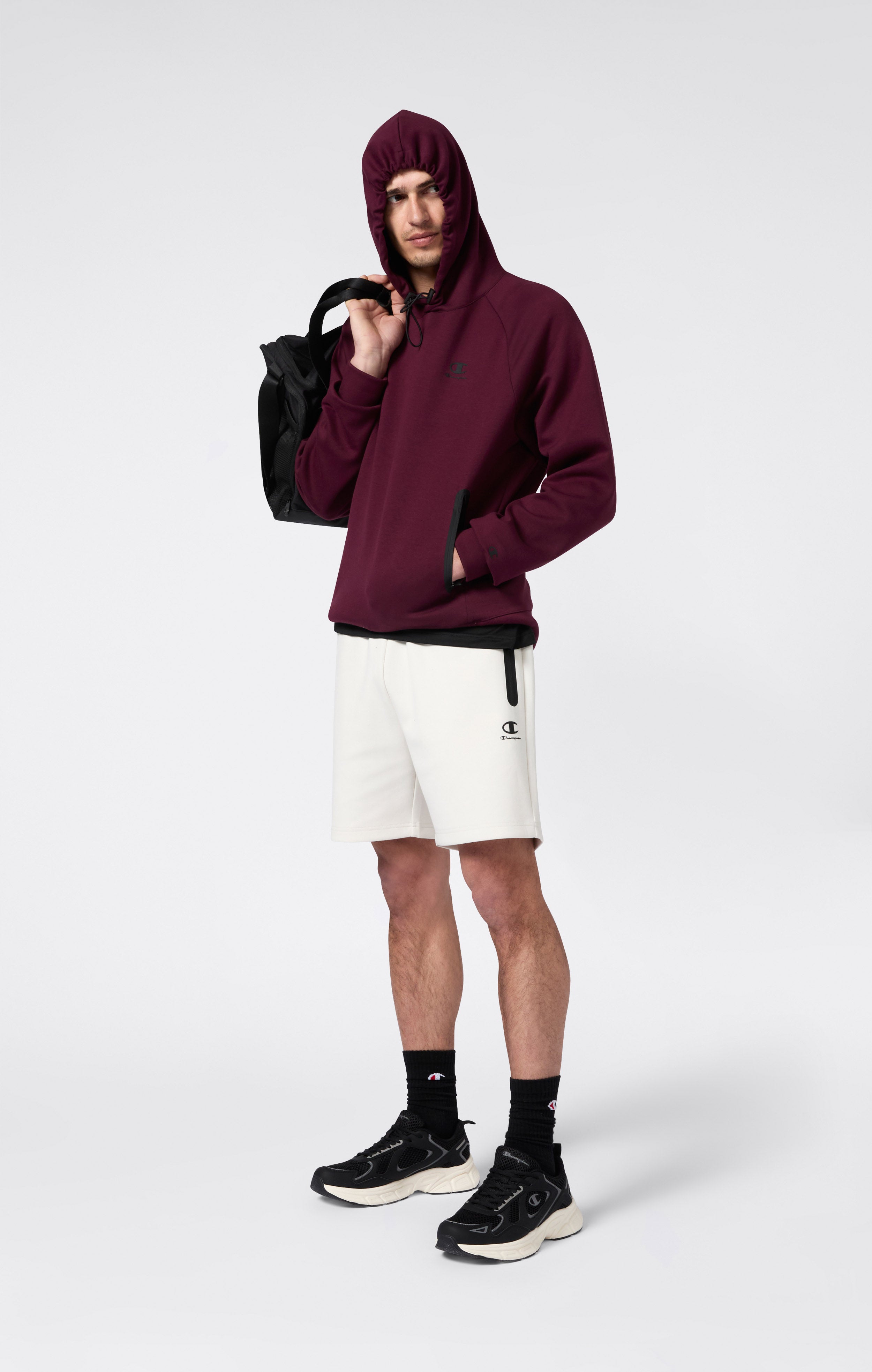 Men’s Stretch Poly Shorts With Heat-Sealed Pockets C-Tech