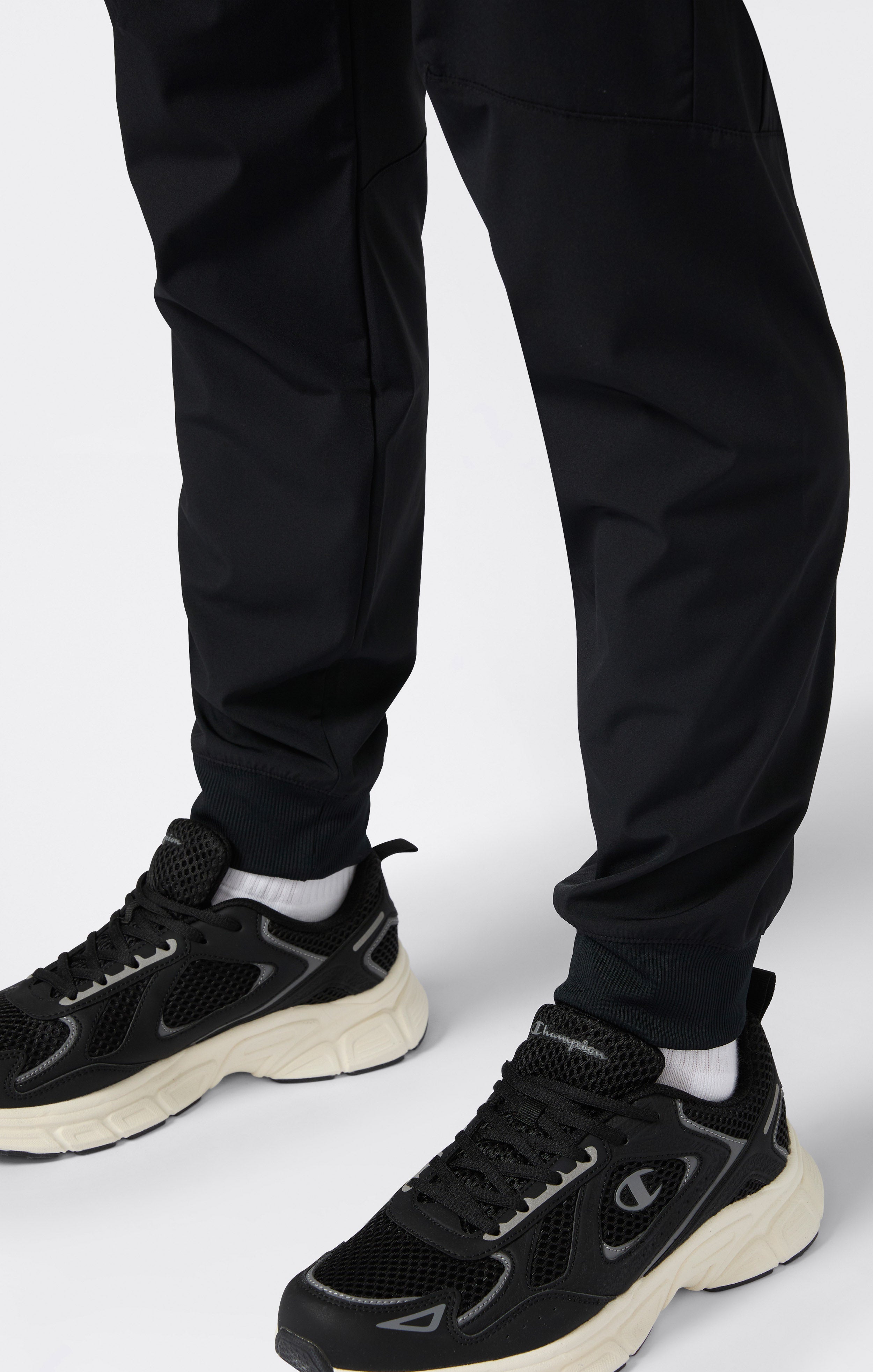 Pantalon Homme En Nylon Stretch Avec Poignets Côtelés C-Tech