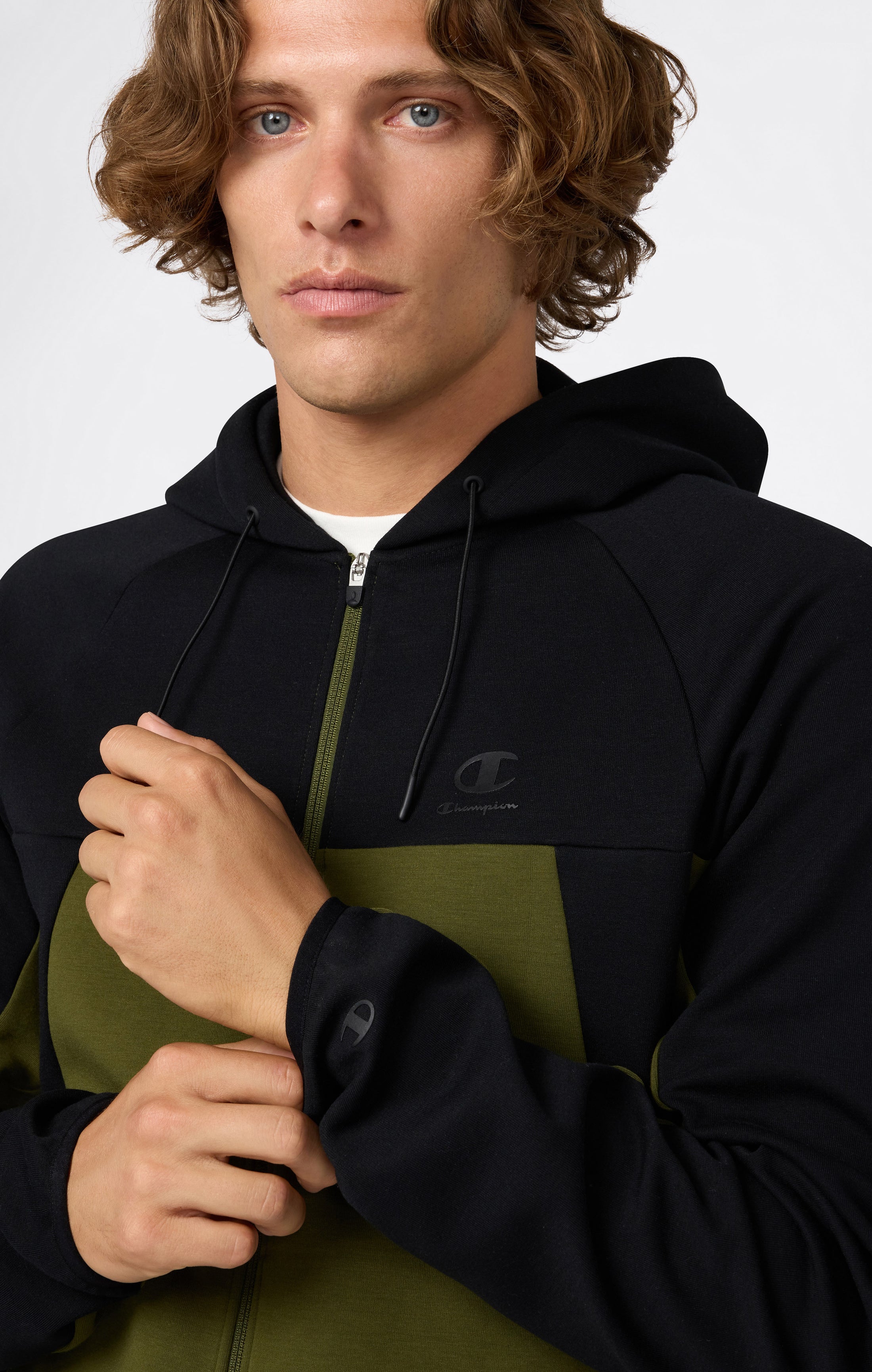 Sudadera Con Capucha Y Cremallera Hombre C-Tech