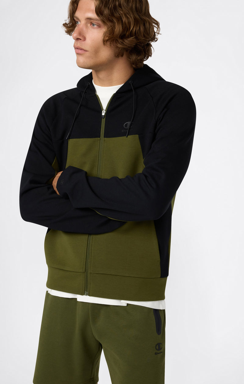 Sudadera Con Capucha Y Cremallera Hombre C-Tech