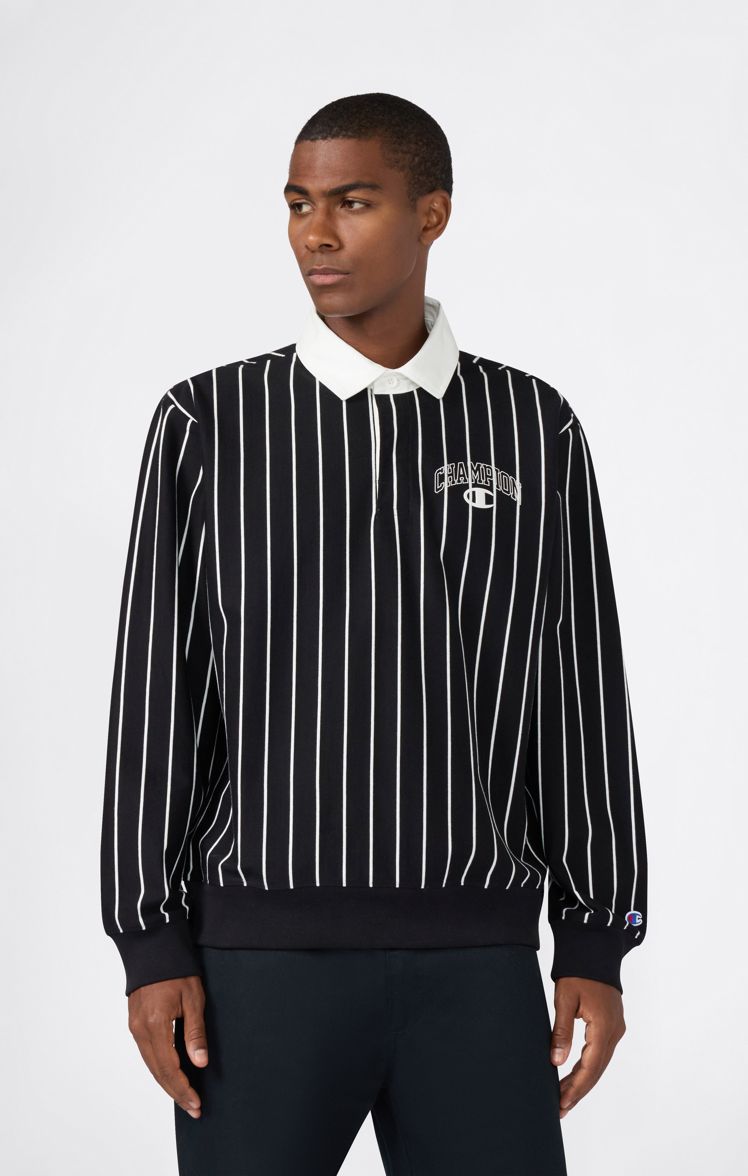 Polo a Righe da Uomo Street Varsity