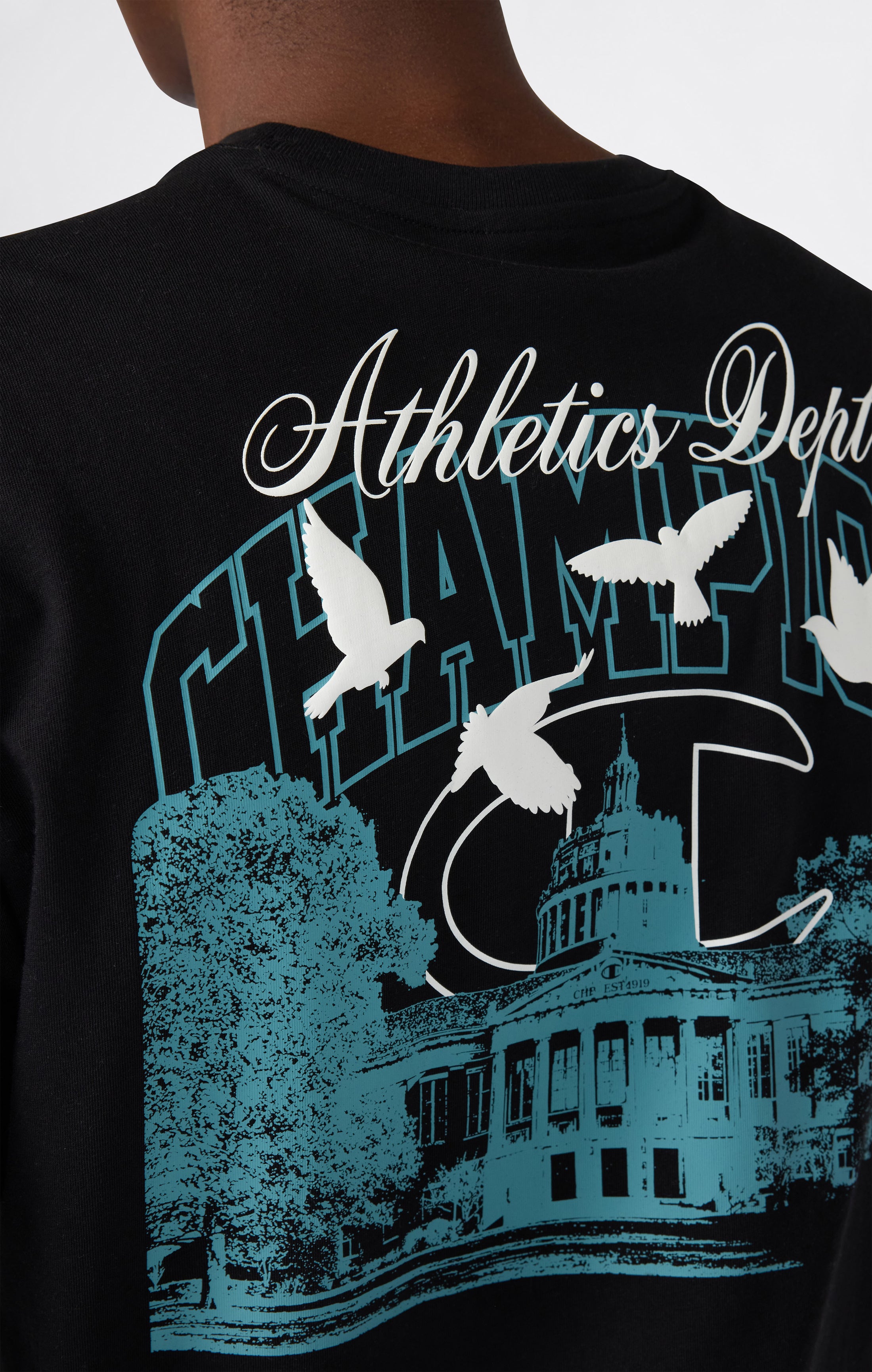 Men’s Crewneck T-Shirt Street Varsity