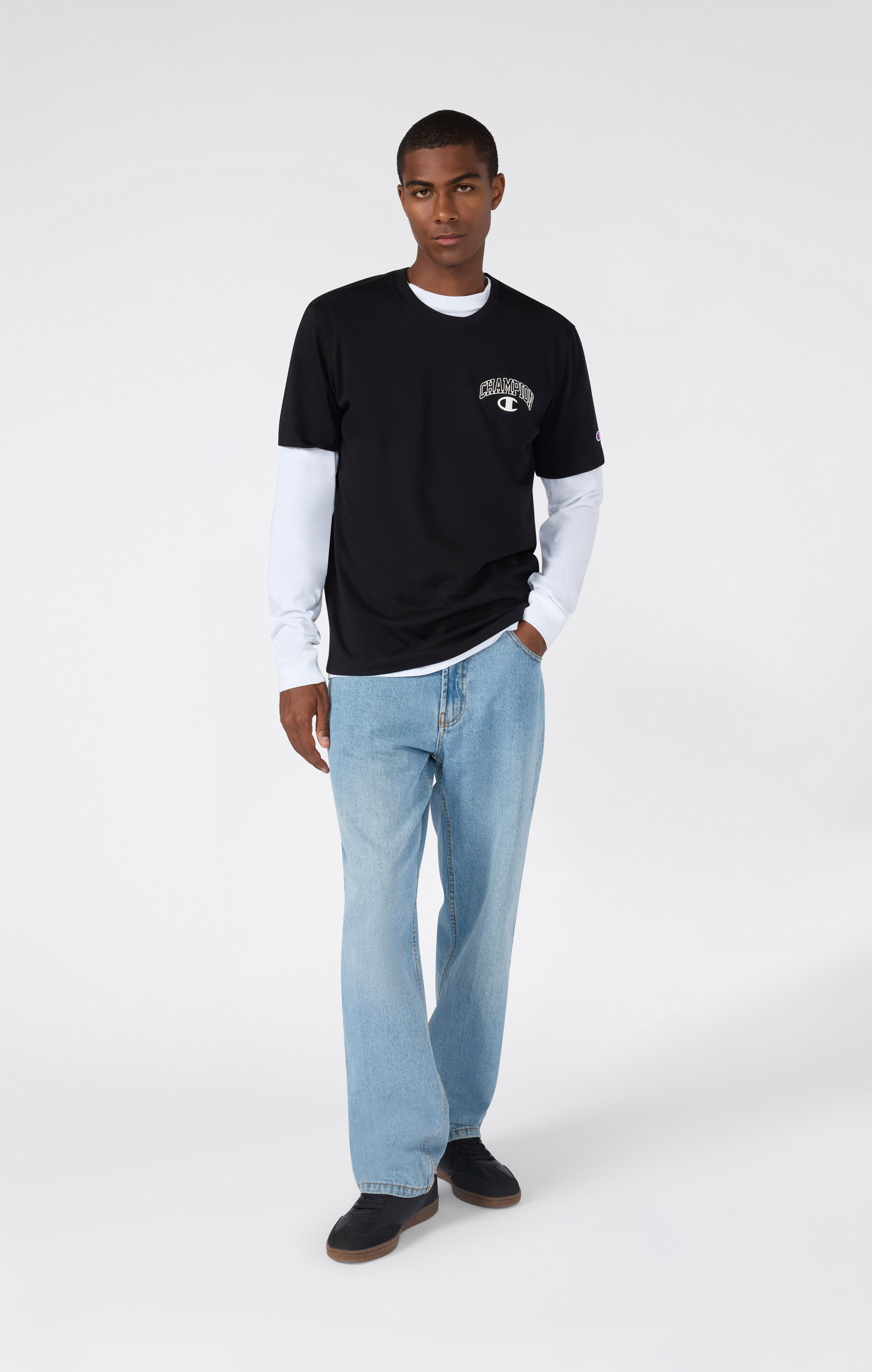 Men’s Crewneck T-Shirt Street Varsity