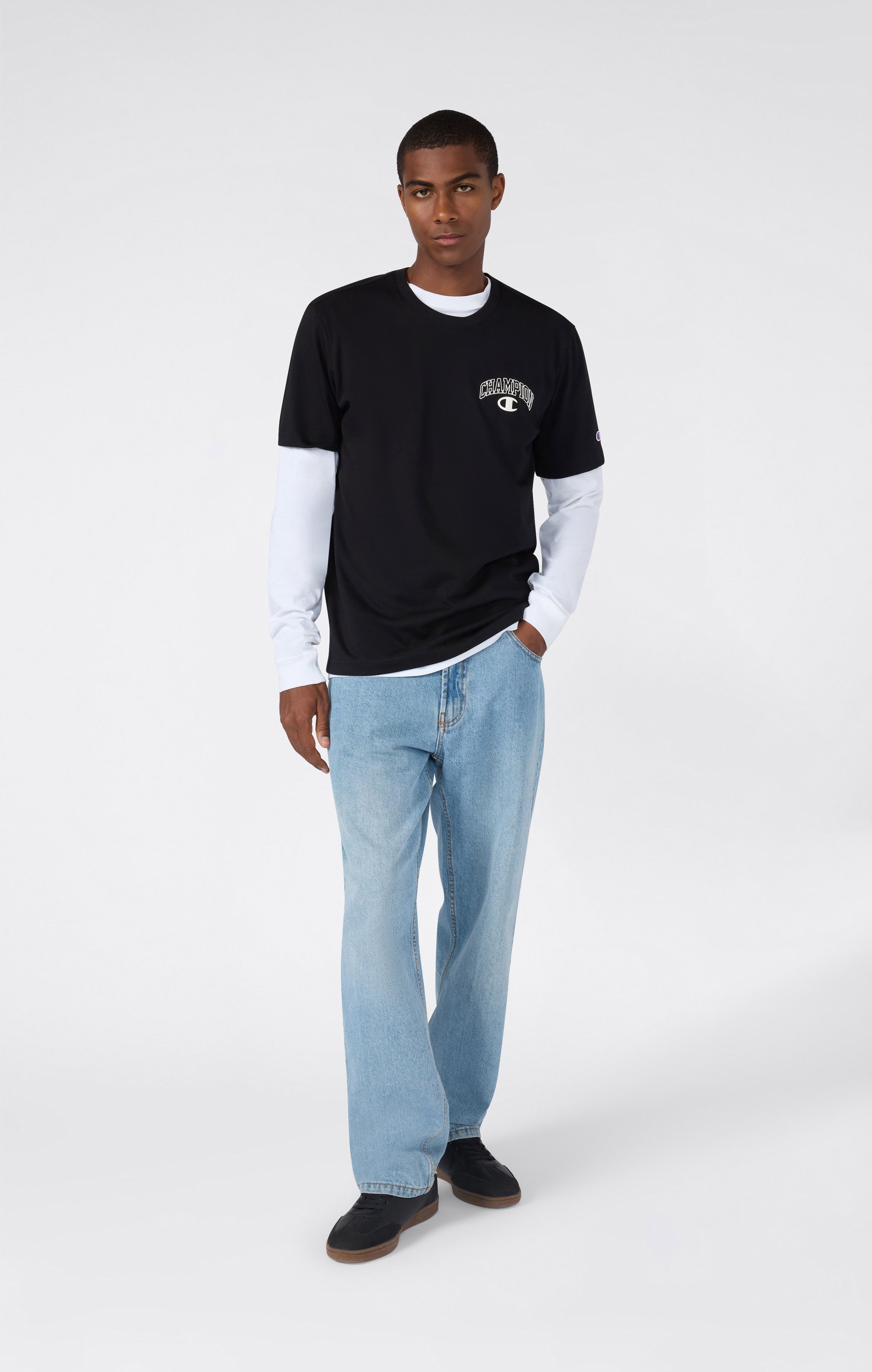 Men’s Crewneck T-Shirt Street Varsity