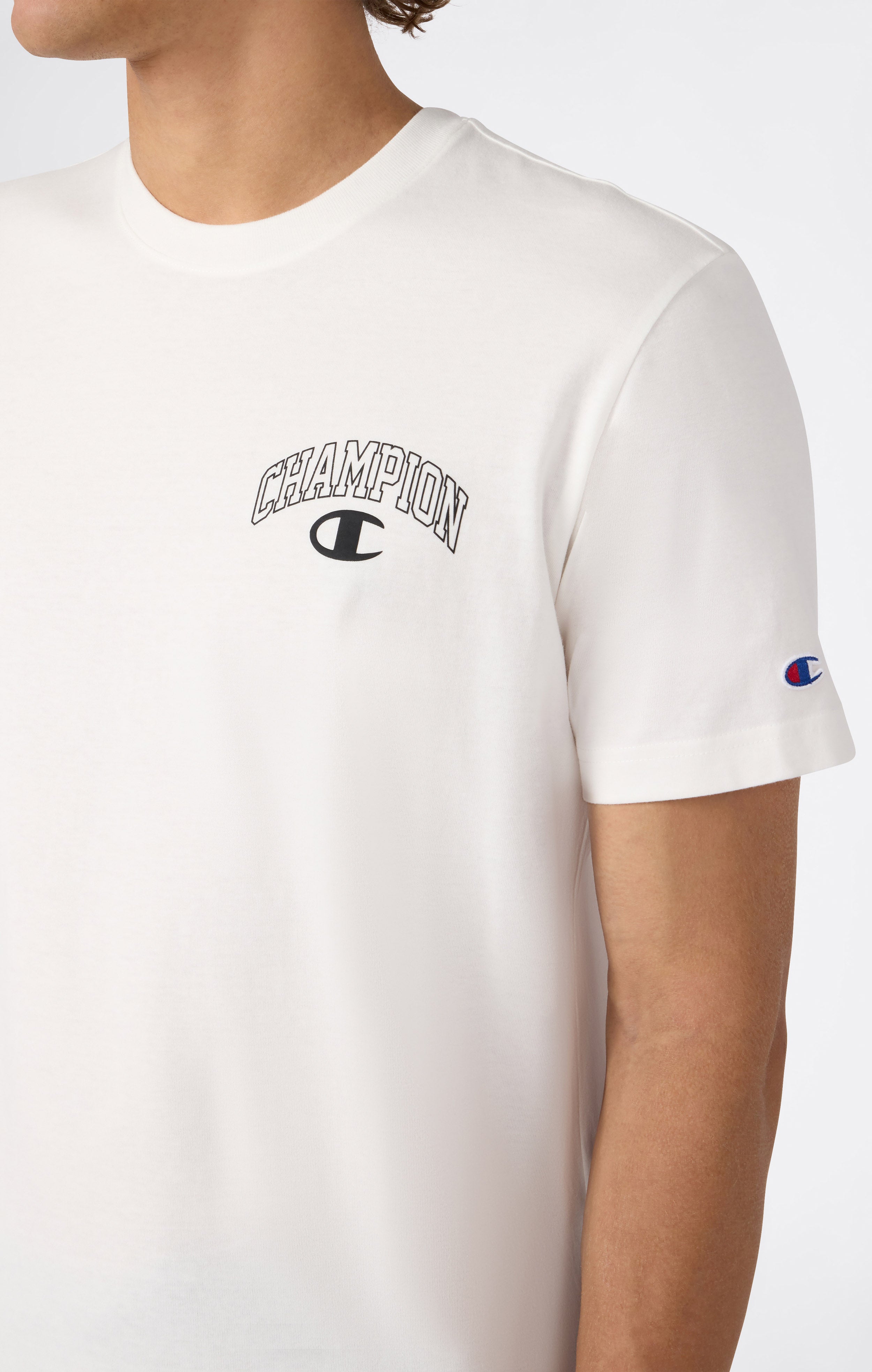 T-shirt Col Rond pour Homme Street Varsity