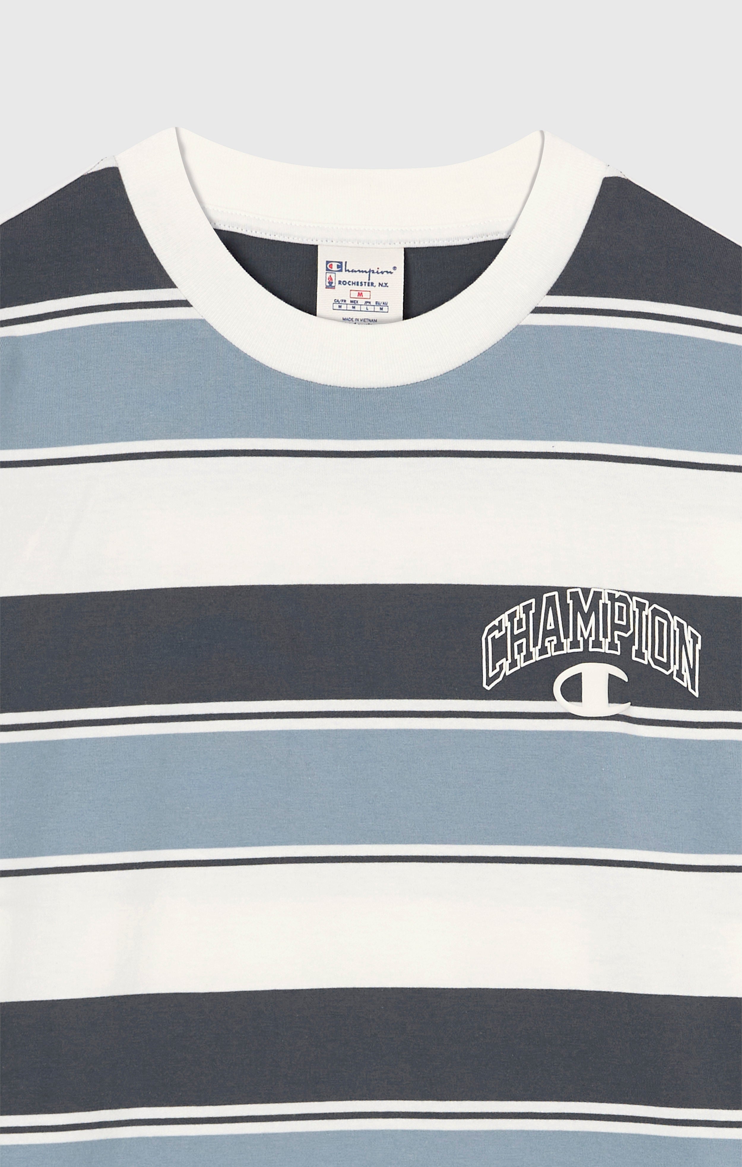 Gestreiftes T-Shirt mit Rundhalsausschnitt für Herren Street Varsity