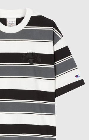 Men’s Crewneck T-Shirt Street Varsity Striped
