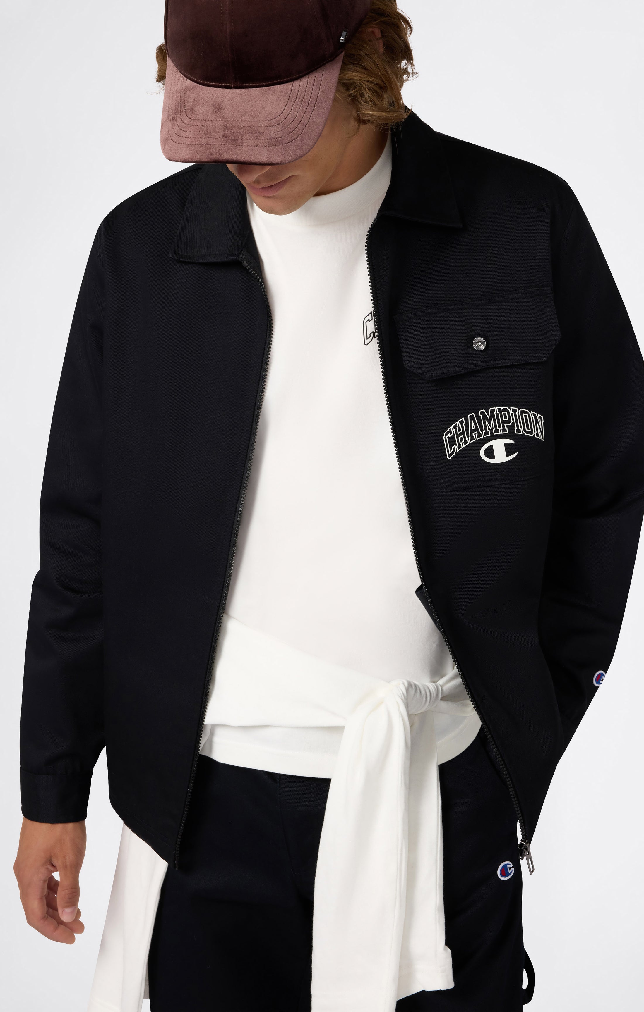 Veste Tissée pour Homme Street Varsity